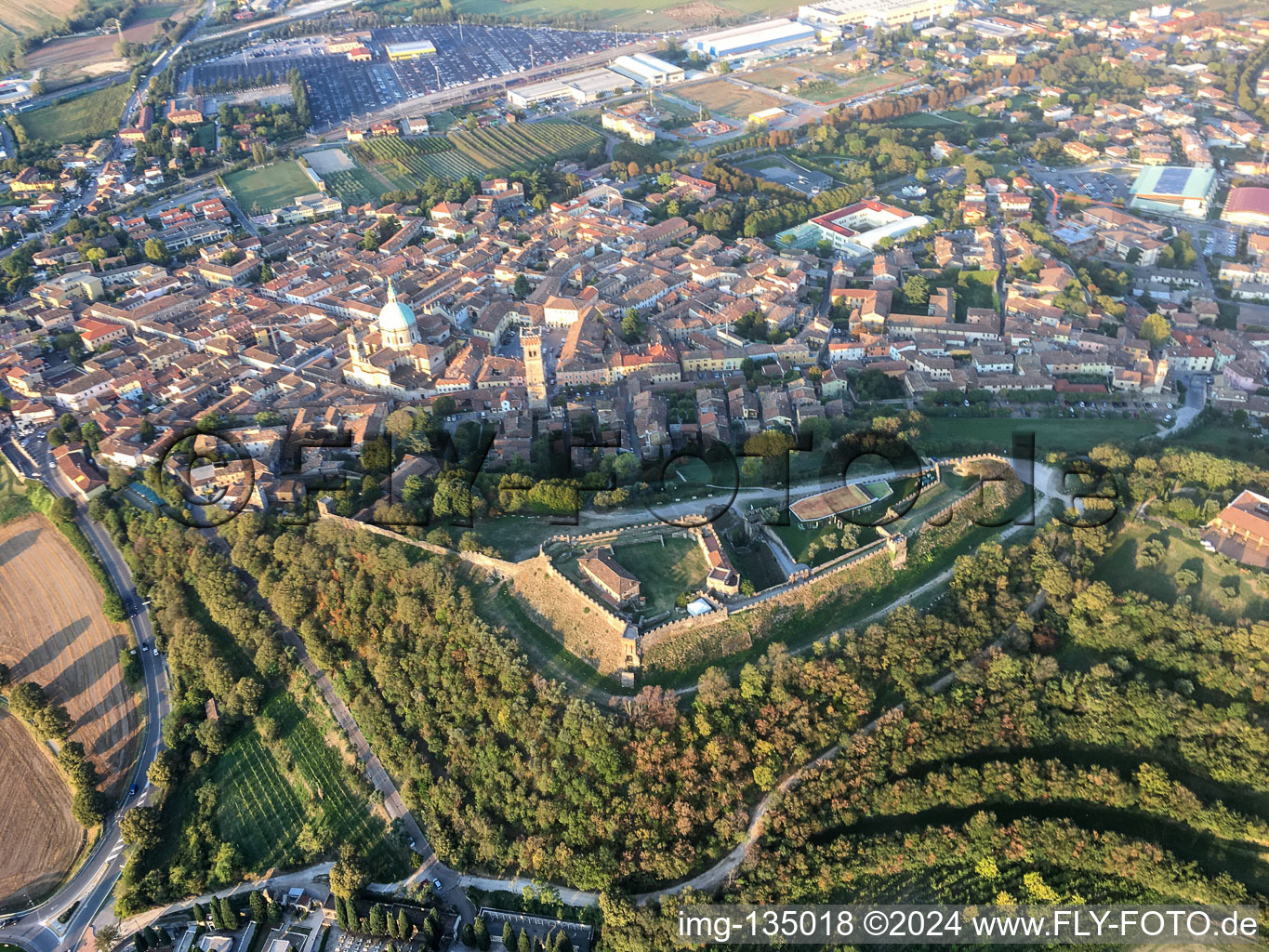 Photographie aérienne de Quartier Lonato in Lonato del Garda dans le département Brescia, Italie