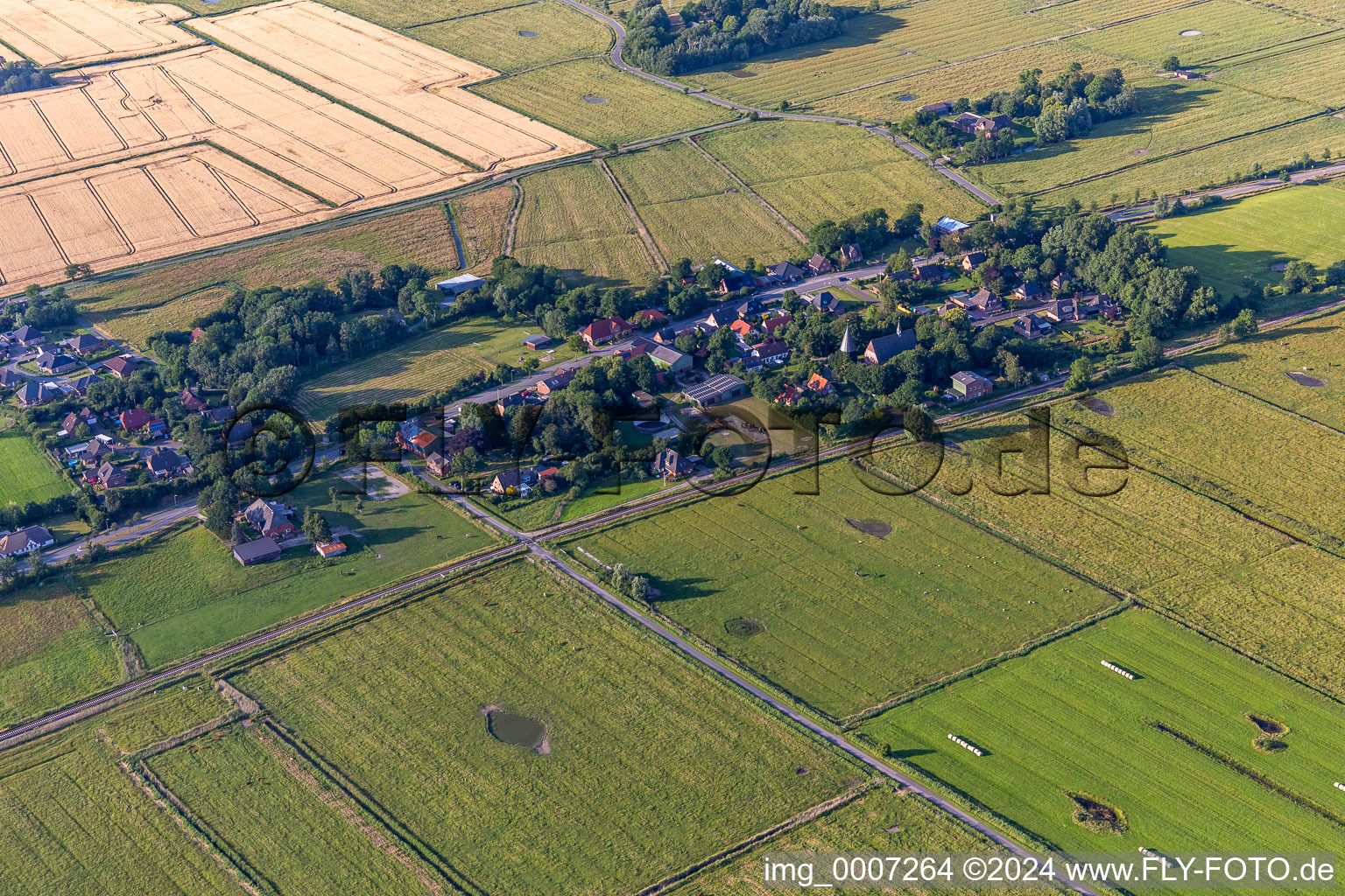 Vue aérienne de Quartier Allersdorf in Katharinenheerd dans le département Schleswig-Holstein, Allemagne