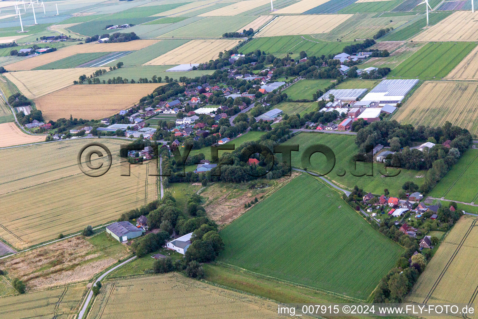 Schülp dans le département Schleswig-Holstein, Allemagne d'en haut