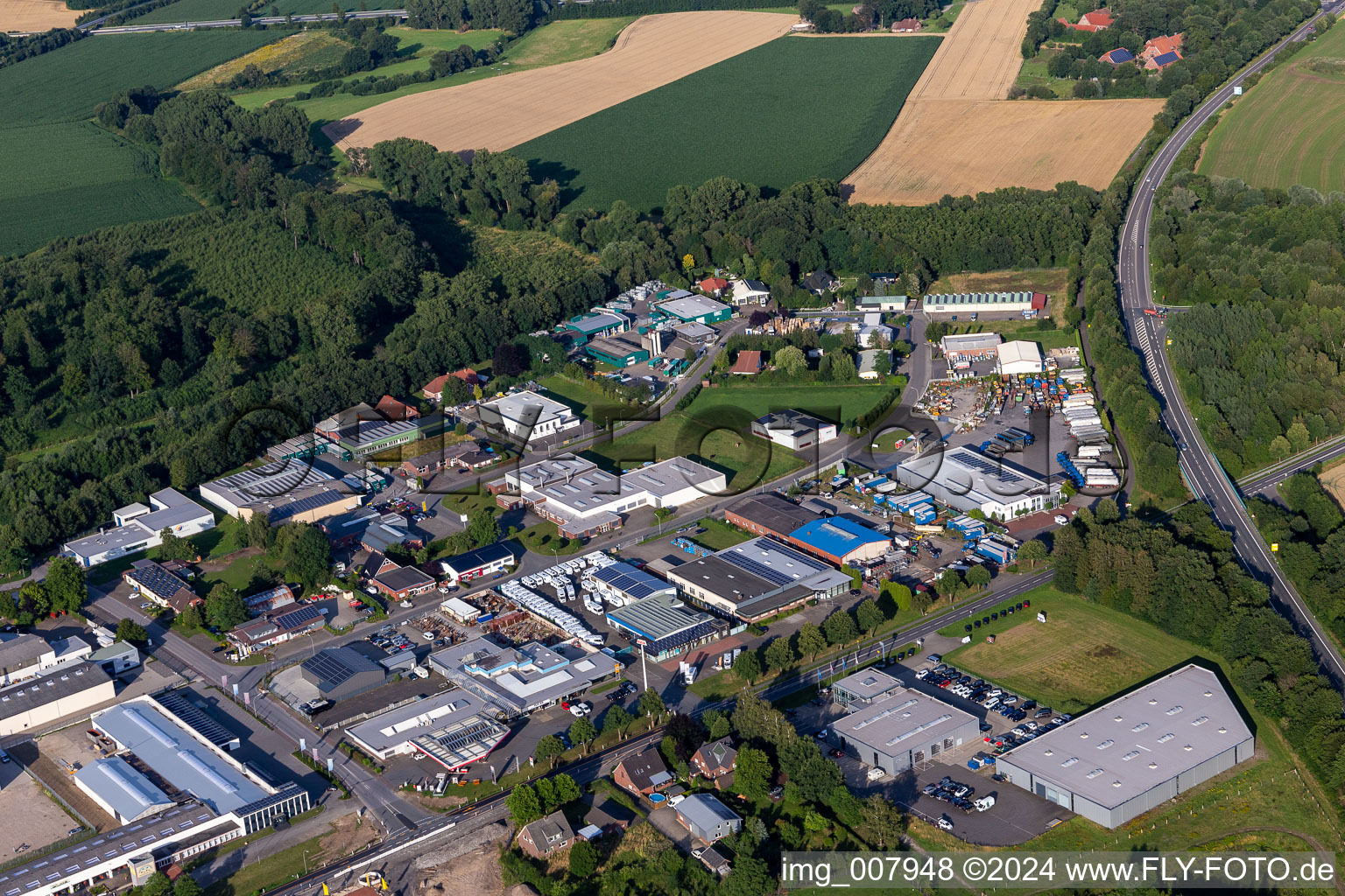 Photographie aérienne de Développer le campus des Sciences de la Vie à Gescher dans le département Rhénanie du Nord-Westphalie, Allemagne