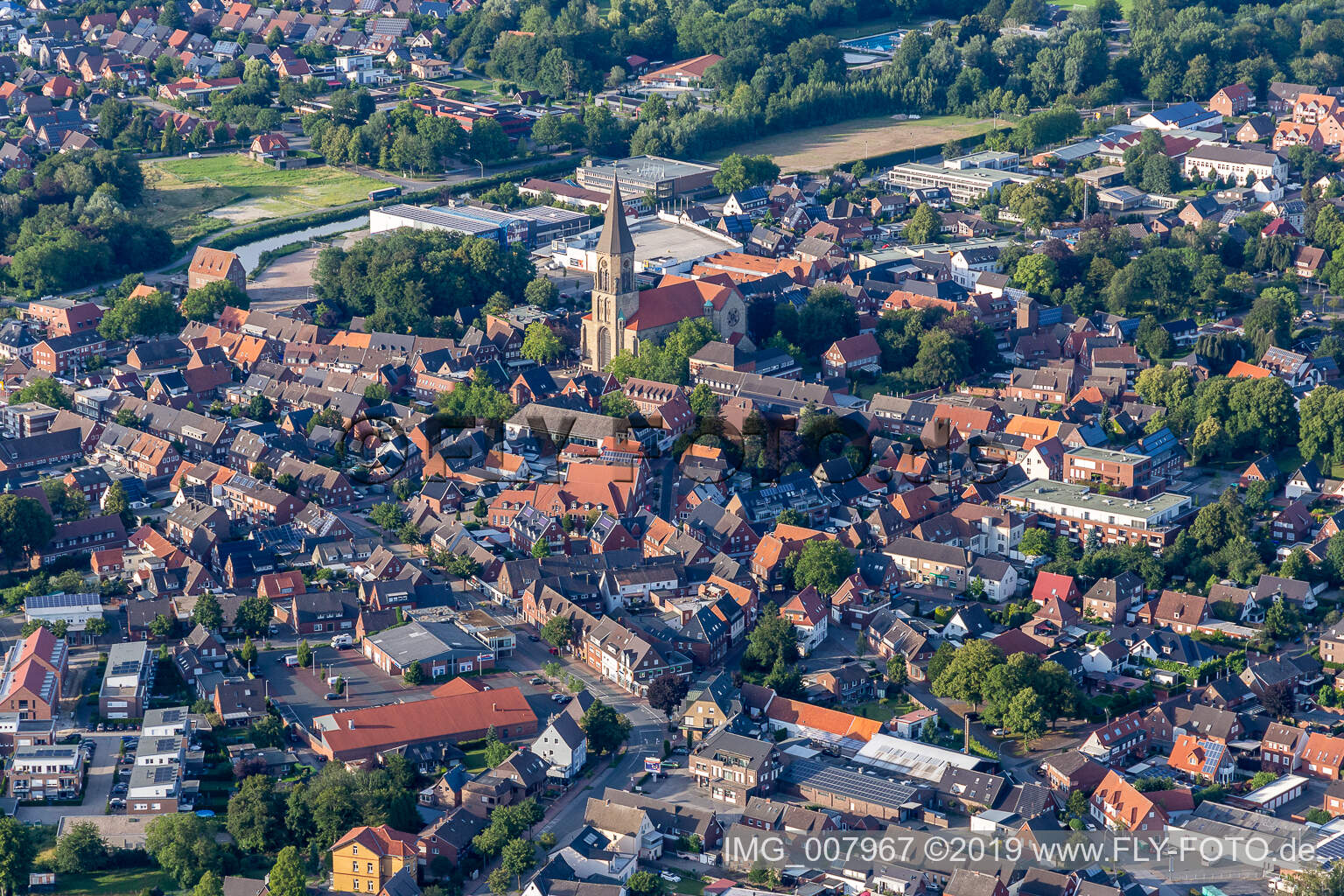 Photographie aérienne de Stadtlohn dans le département Rhénanie du Nord-Westphalie, Allemagne
