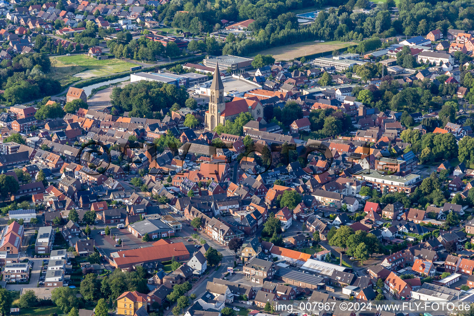 Photographie aérienne de Stadtlohn dans le département Rhénanie du Nord-Westphalie, Allemagne