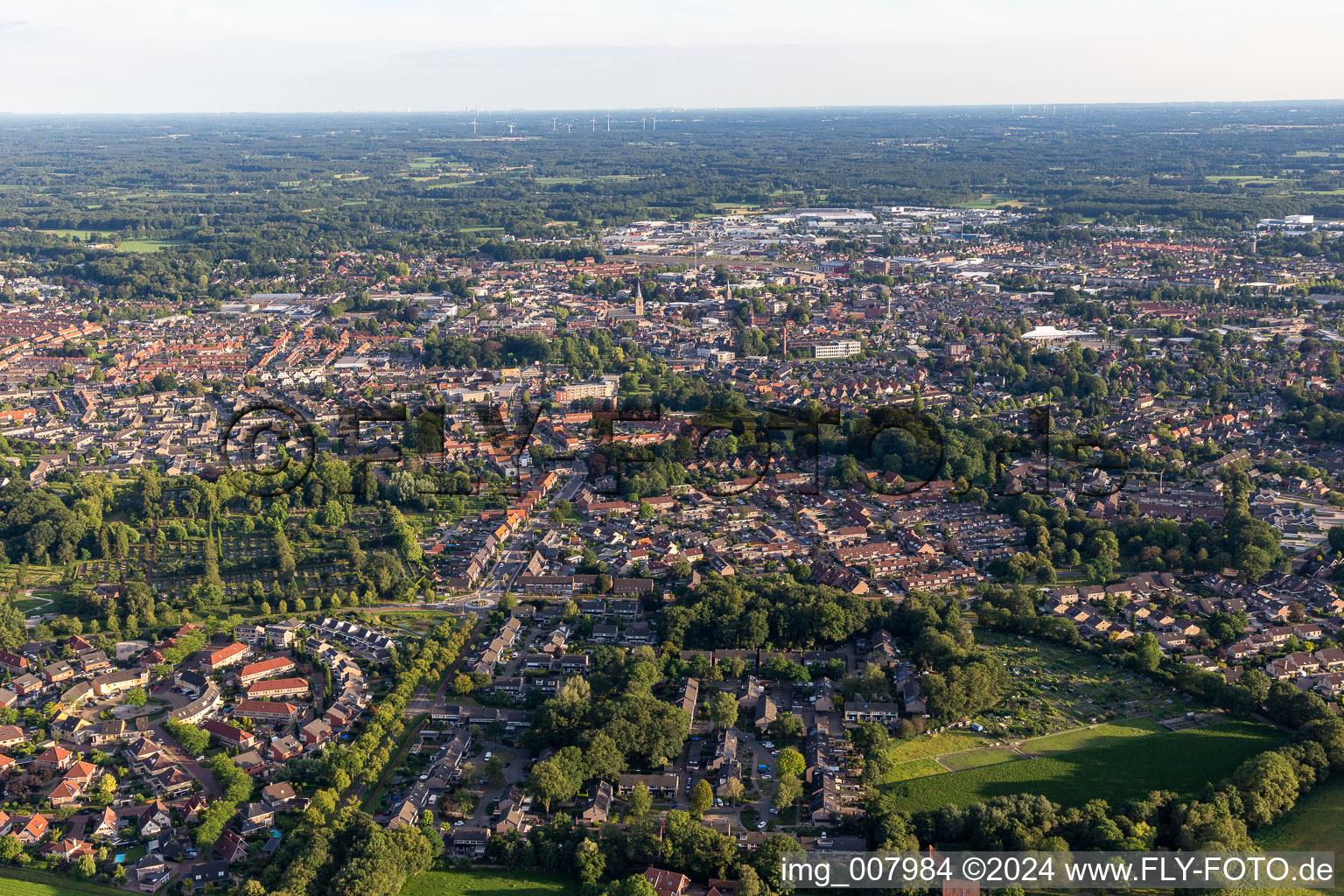 Photographie aérienne de Winterswijk dans le département Gueldre, Pays-Bas