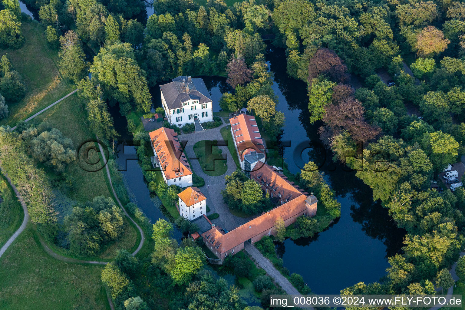 Vue oblique de Quartier Hoxfeld in Borken dans le département Rhénanie du Nord-Westphalie, Allemagne