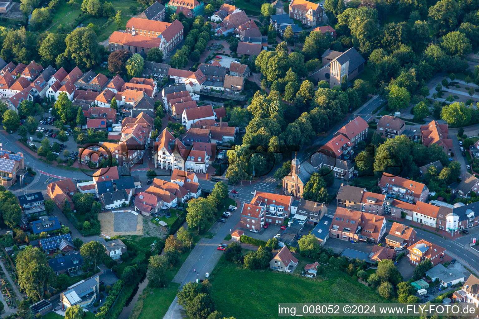 Photographie aérienne de Quartier Gemen in Borken dans le département Rhénanie du Nord-Westphalie, Allemagne