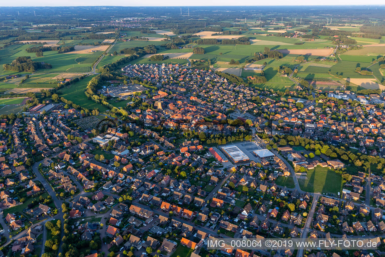 Photographie aérienne de Ramsdorf dans le département Rhénanie du Nord-Westphalie, Allemagne