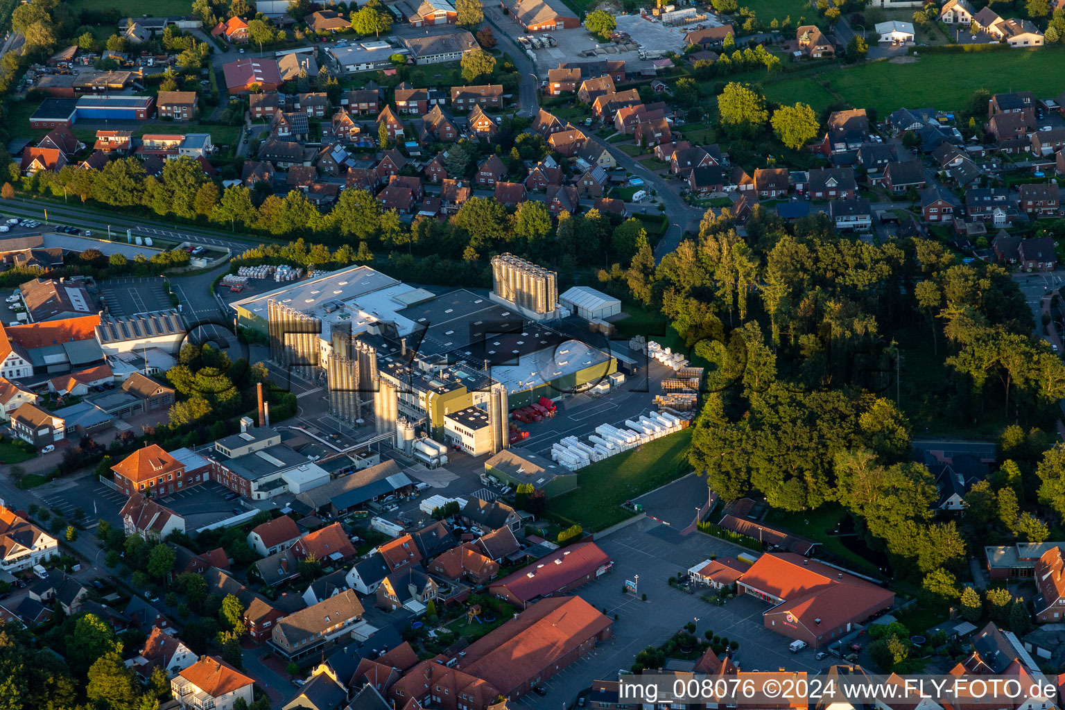 Vue aérienne de Rehau AG à Velen dans le département Rhénanie du Nord-Westphalie, Allemagne