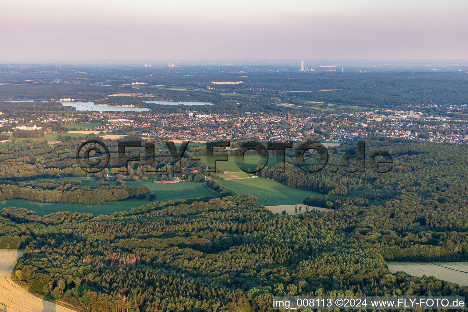 Vue aérienne de Quartier Holtwick in Haltern am See dans le département Rhénanie du Nord-Westphalie, Allemagne