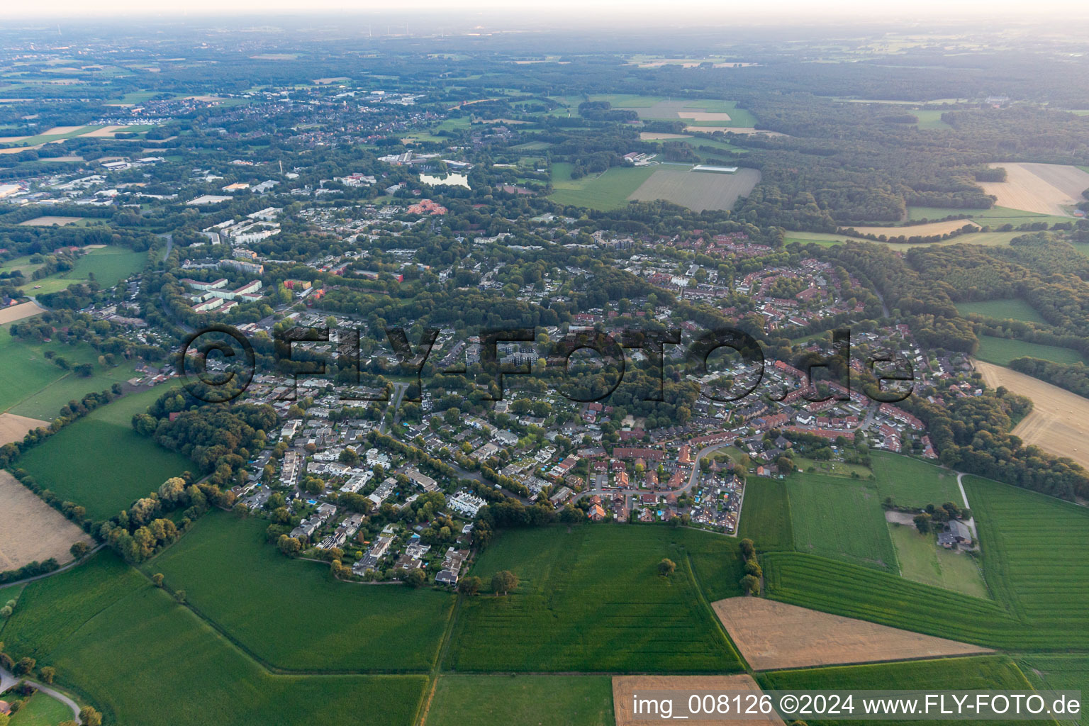 Vue aérienne de Barkenberg dans le département Rhénanie du Nord-Westphalie, Allemagne