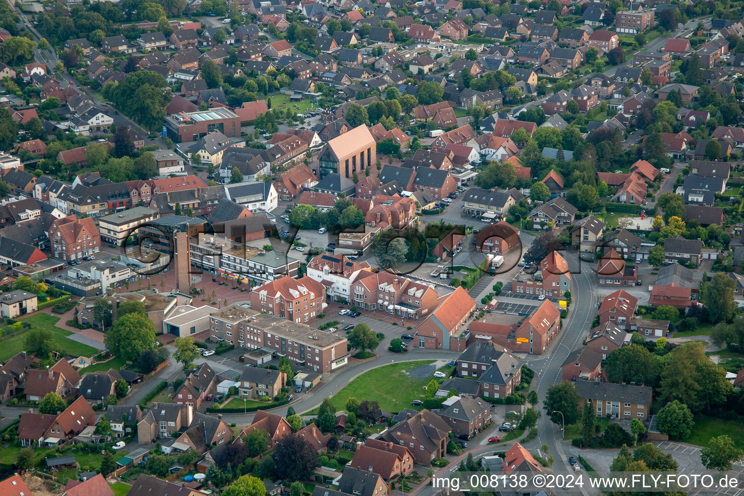 Heiden dans le département Rhénanie du Nord-Westphalie, Allemagne d'en haut