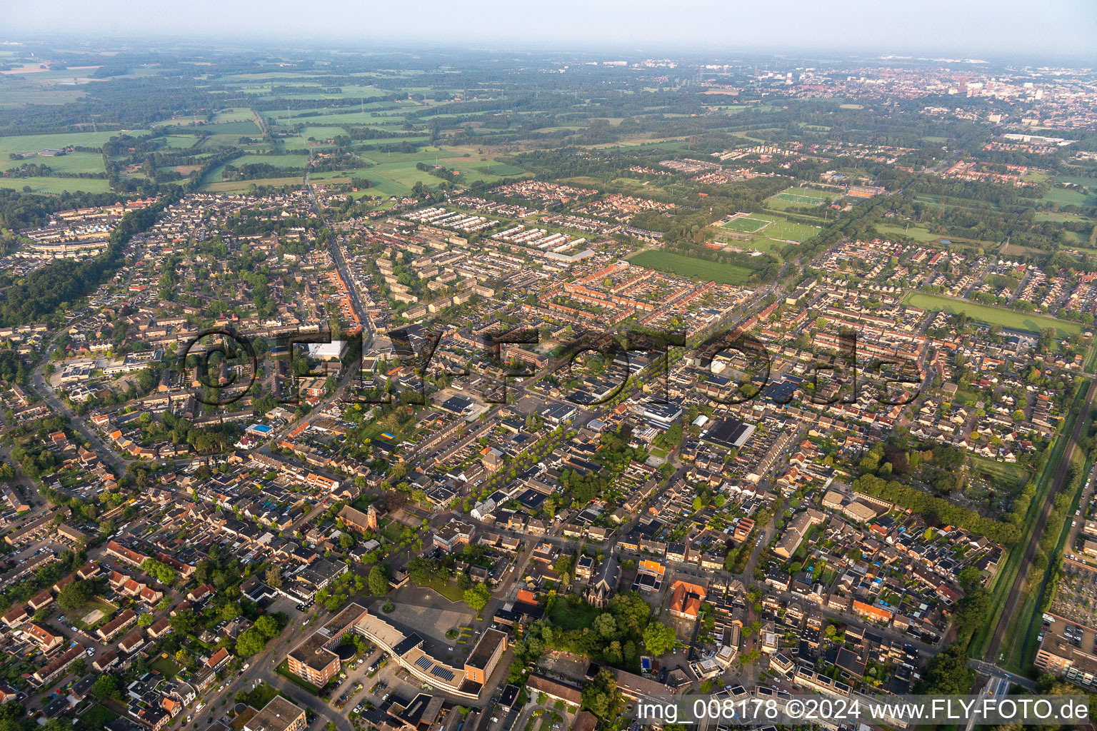 Photographie aérienne de Gronau dans le département Rhénanie du Nord-Westphalie, Allemagne