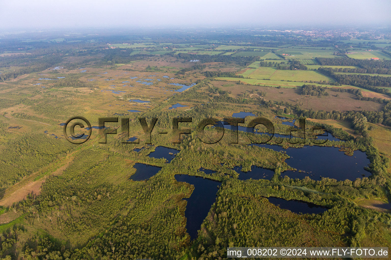 Photographie aérienne de Haaksbergen dans le département Overijssel, Pays-Bas