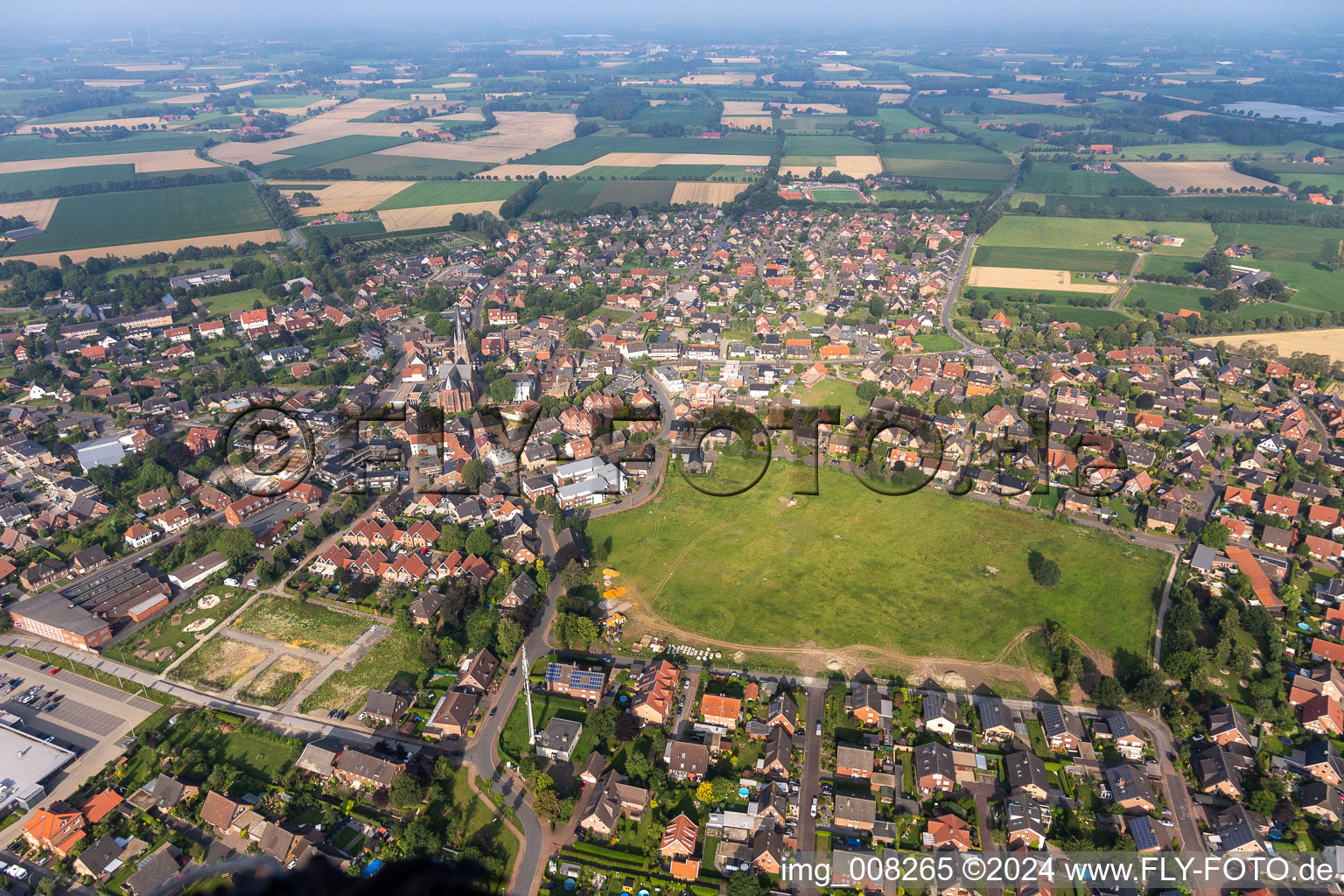 Photographie aérienne de Quartier Weseke in Borken dans le département Rhénanie du Nord-Westphalie, Allemagne