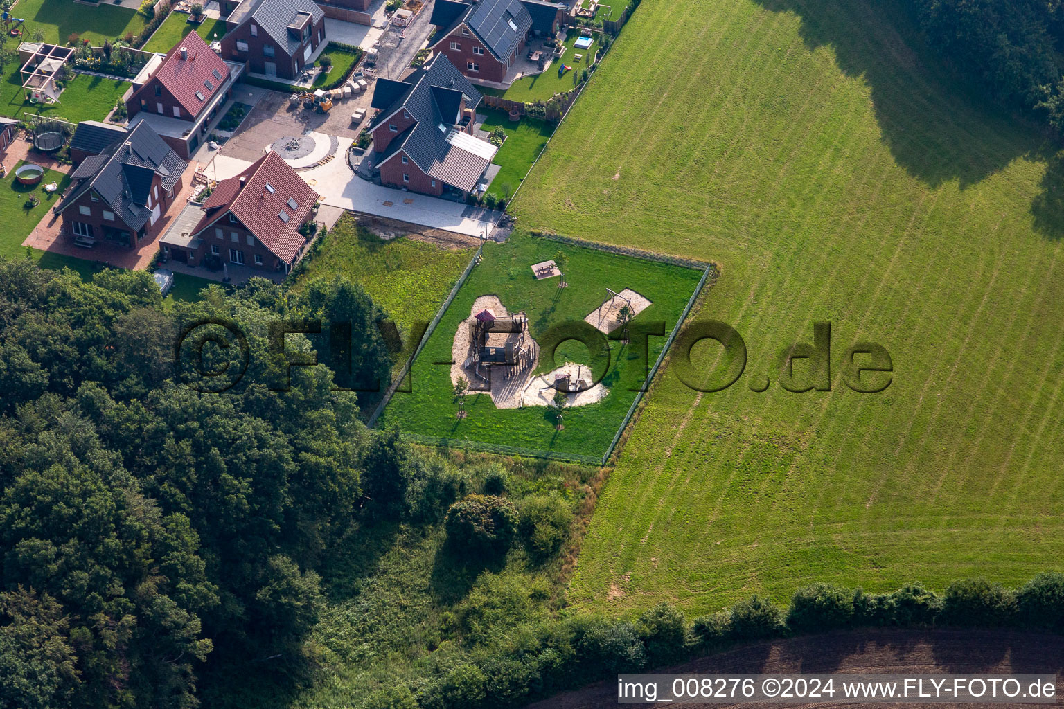 Enregistrement par drone de Velen dans le département Rhénanie du Nord-Westphalie, Allemagne