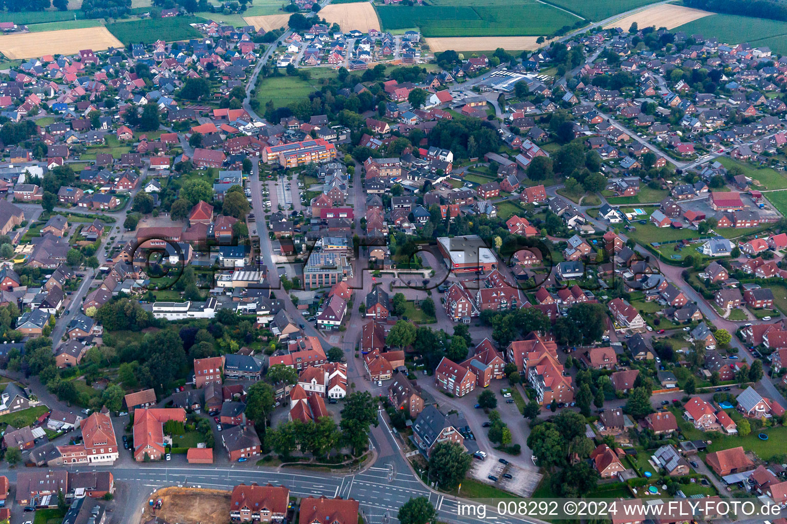 Photographie aérienne de Groß Reken dans le département Rhénanie du Nord-Westphalie, Allemagne