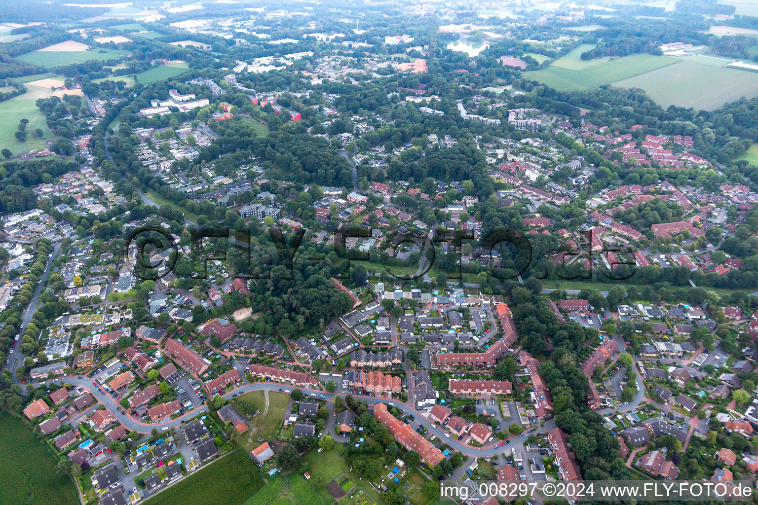 Vue aérienne de Barkenberg dans le département Rhénanie du Nord-Westphalie, Allemagne