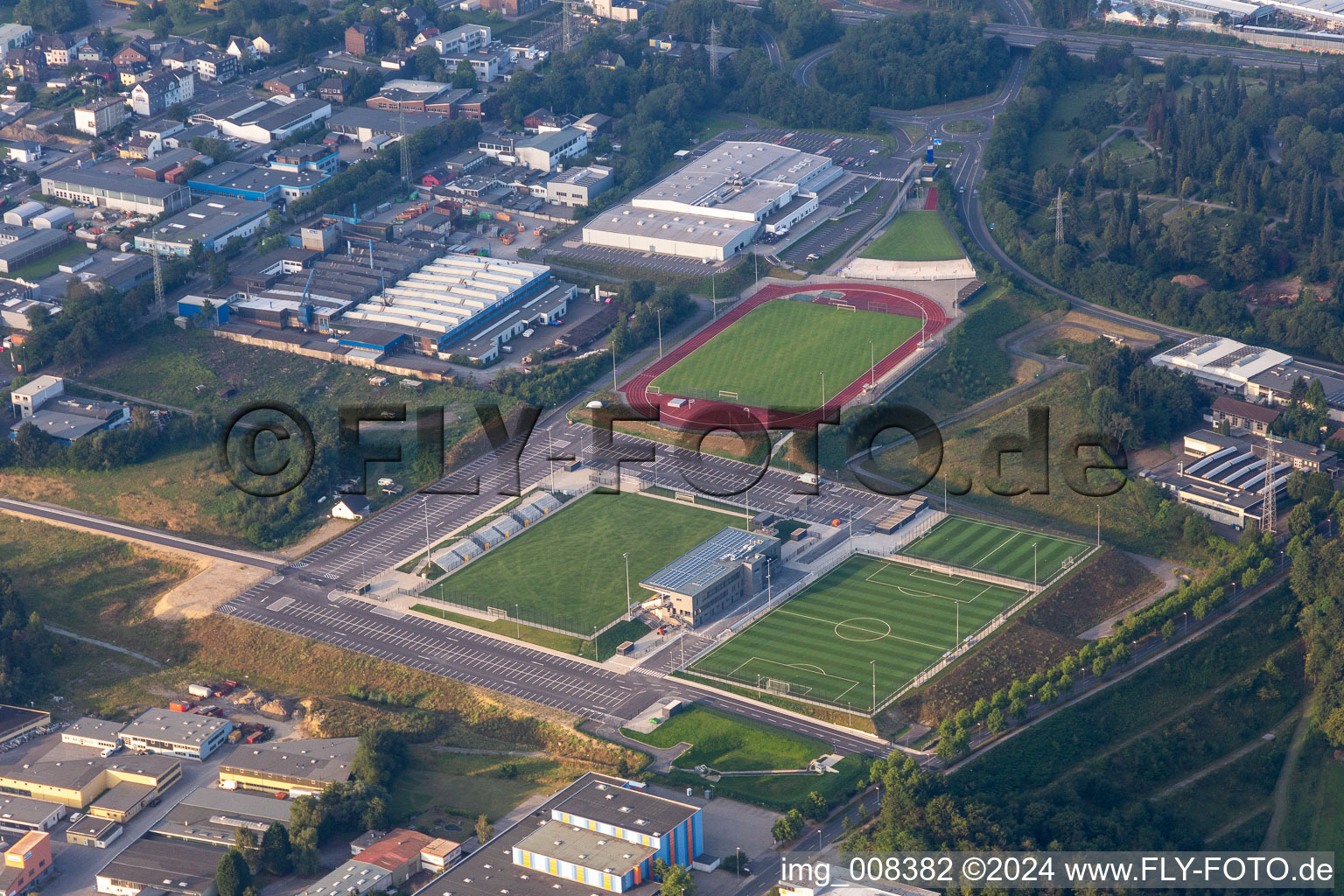 Vue aérienne de Velbert dans le département Rhénanie du Nord-Westphalie, Allemagne