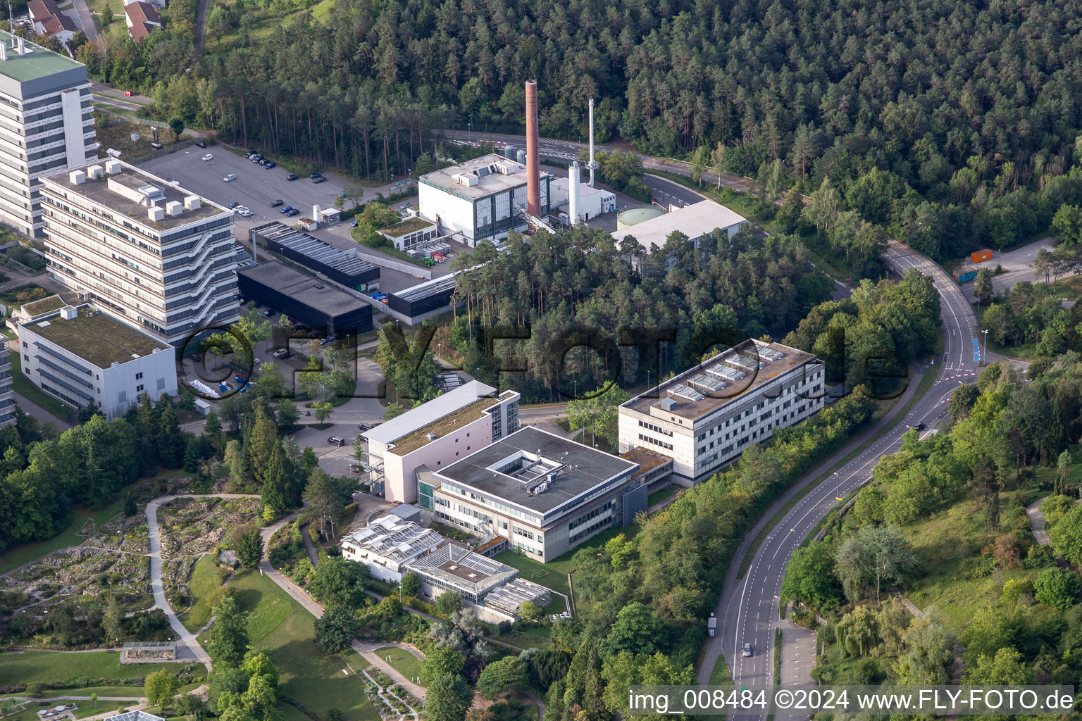 Photographie aérienne de Université Tübingen à Tübingen dans le département Bade-Wurtemberg, Allemagne