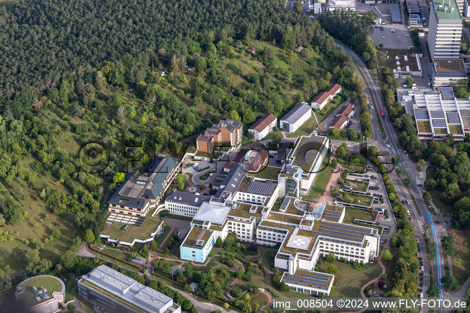 Photographie aérienne de Clinique d'accidents BG Tübingen à Tübingen dans le département Bade-Wurtemberg, Allemagne