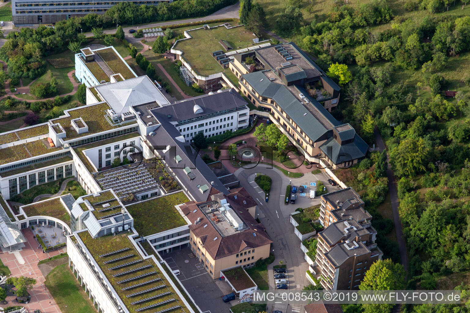 Image drone de Clinique d'accidents BG Tübingen à Tübingen dans le département Bade-Wurtemberg, Allemagne