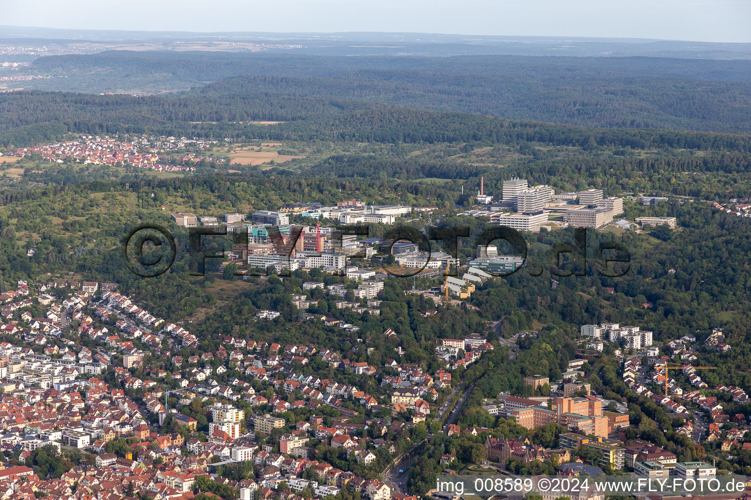 Vue aérienne de CureVac. Immatics, Institut Max Planck de biologie du développement à le quartier Südstadt in Tübingen dans le département Bade-Wurtemberg, Allemagne