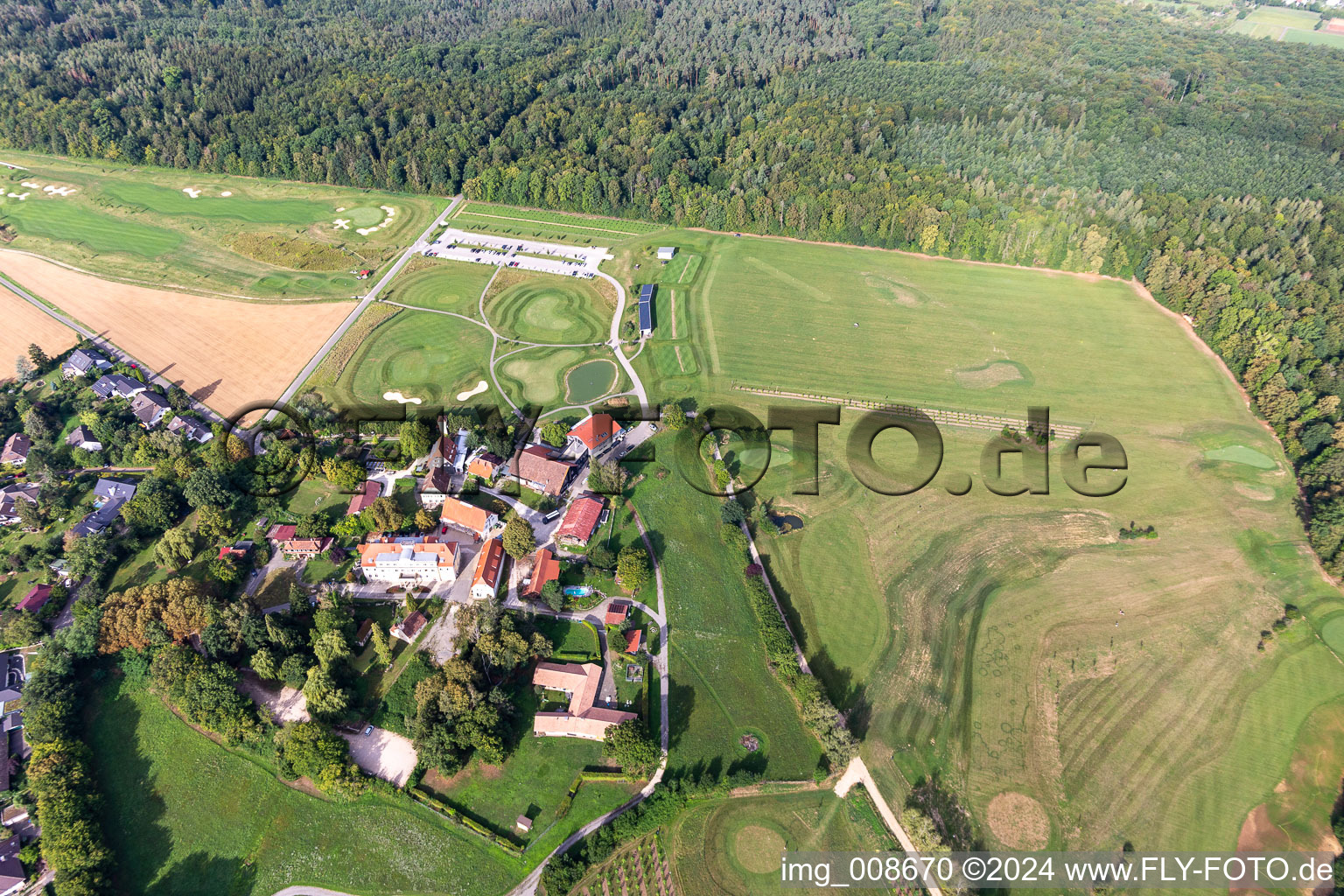 Photographie aérienne de Club de golf du château de Kressbach à Tübingen dans le département Bade-Wurtemberg, Allemagne