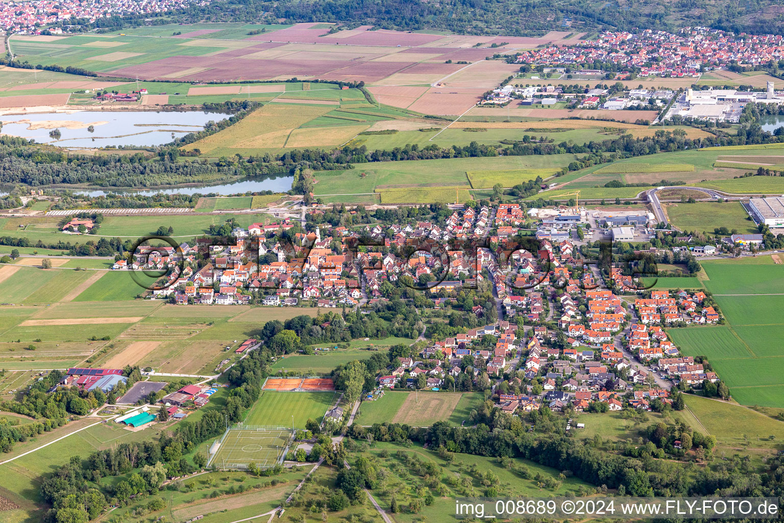 Photographie aérienne de Quartier Bühl in Tübingen dans le département Bade-Wurtemberg, Allemagne