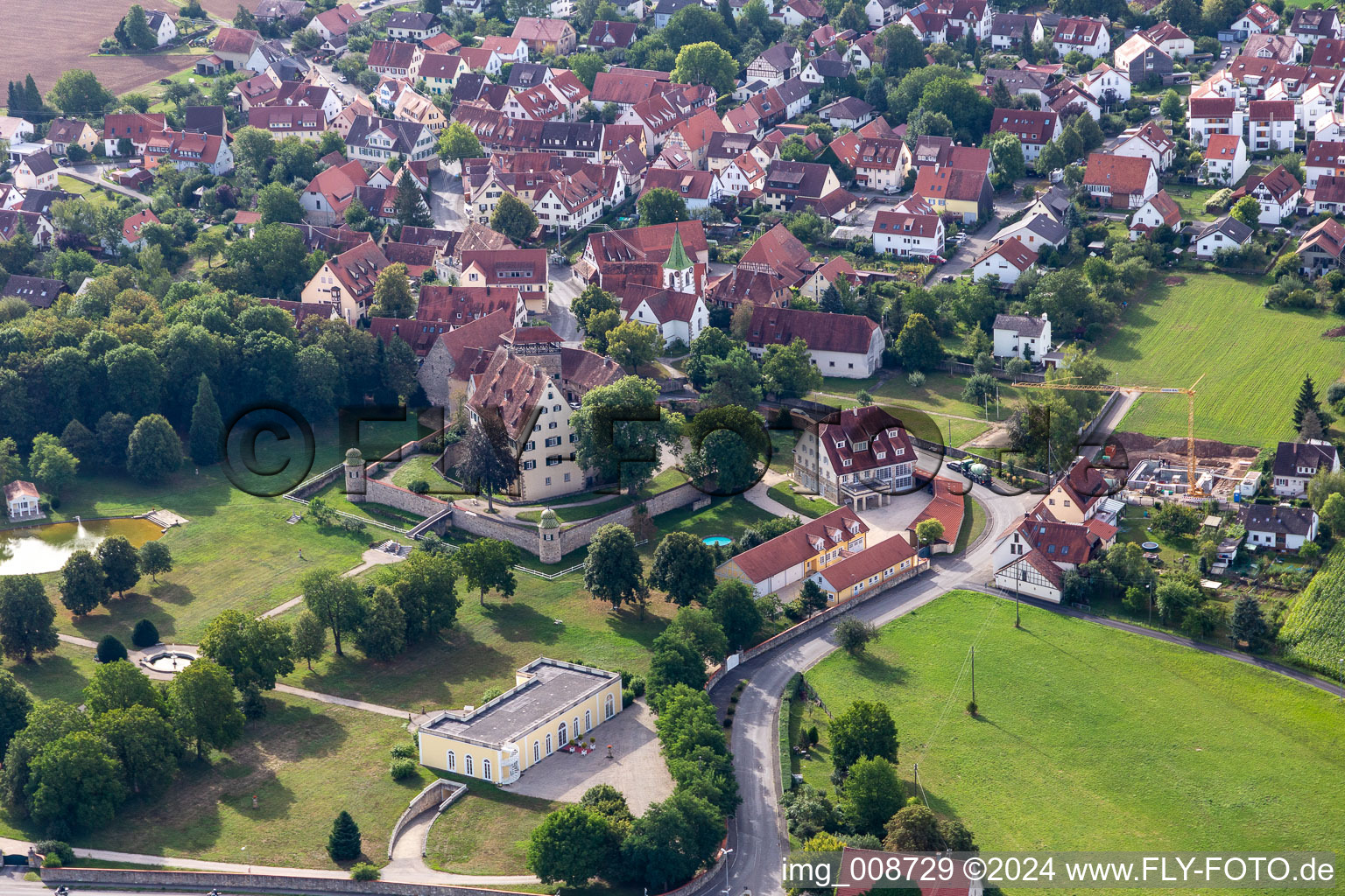 Vue aérienne de Quartier Kilchberg in Tübingen dans le département Bade-Wurtemberg, Allemagne