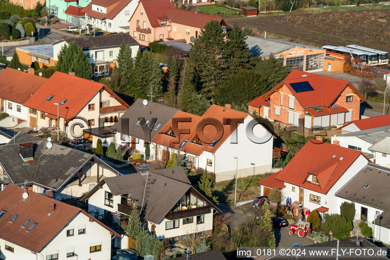 Hatzenbühl dans le département Rhénanie-Palatinat, Allemagne vue d'en haut