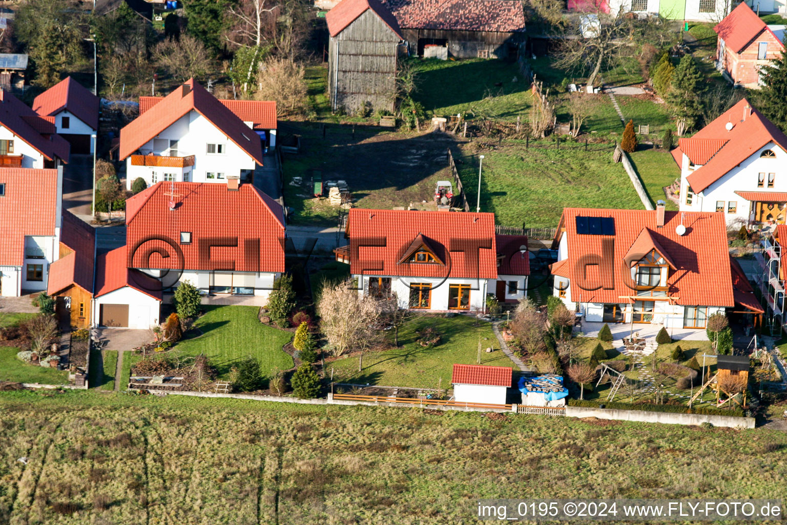 Hatzenbühl dans le département Rhénanie-Palatinat, Allemagne d'un drone