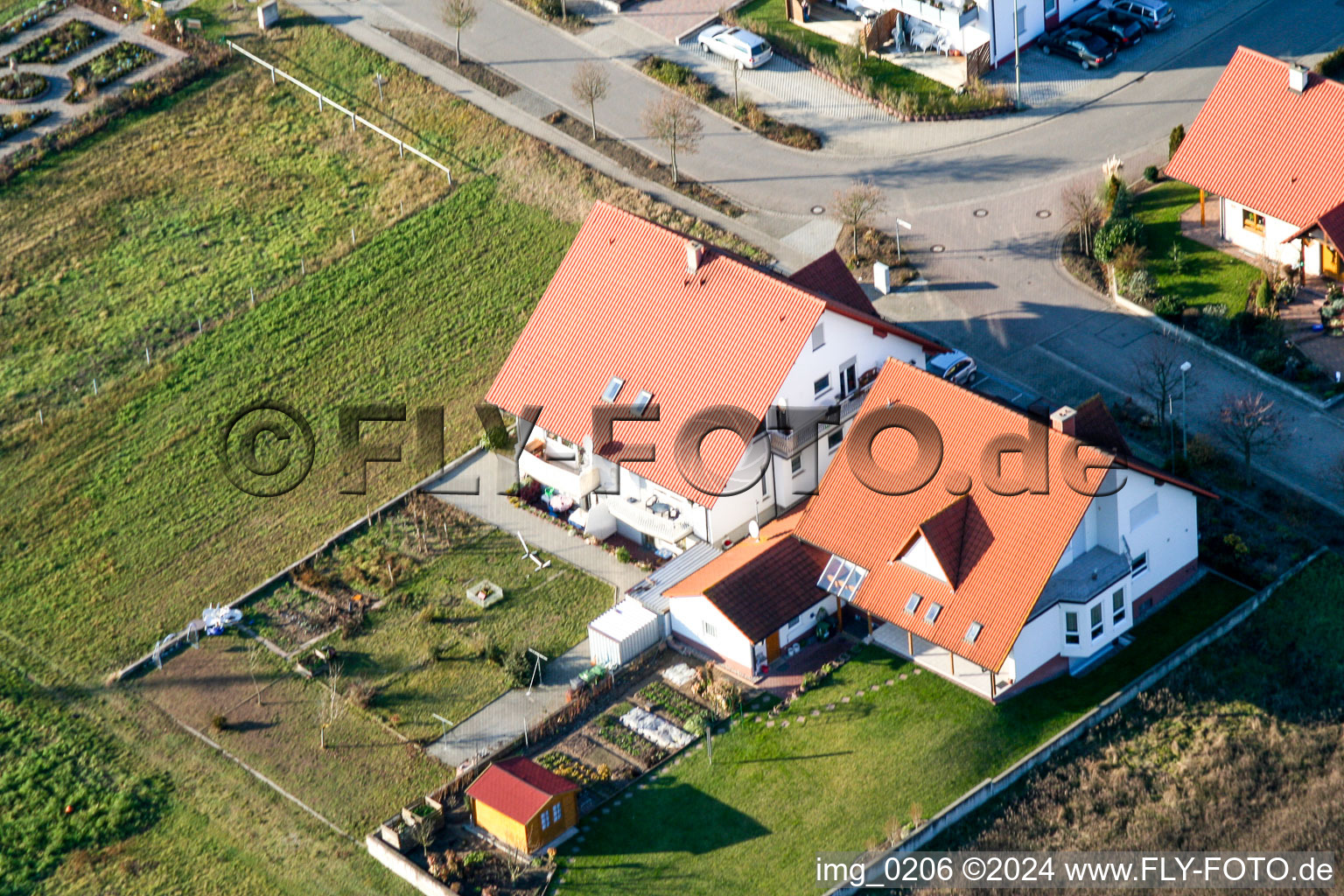 Hatzenbühl dans le département Rhénanie-Palatinat, Allemagne d'en haut