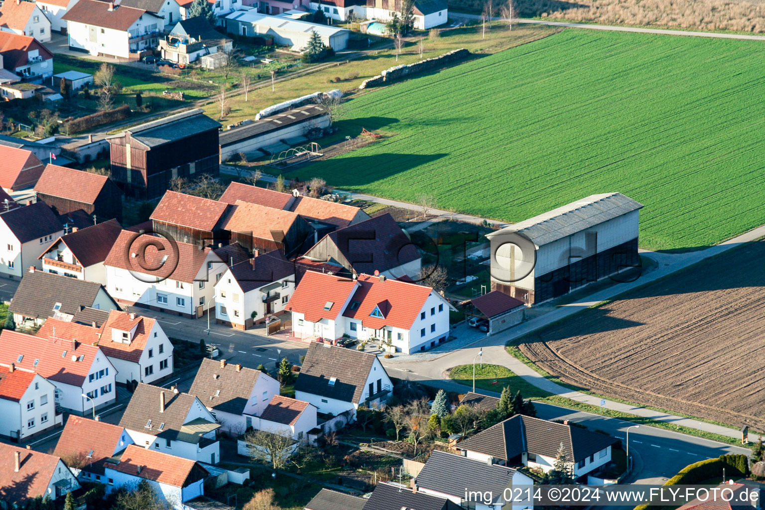 Hatzenbühl dans le département Rhénanie-Palatinat, Allemagne vue d'en haut