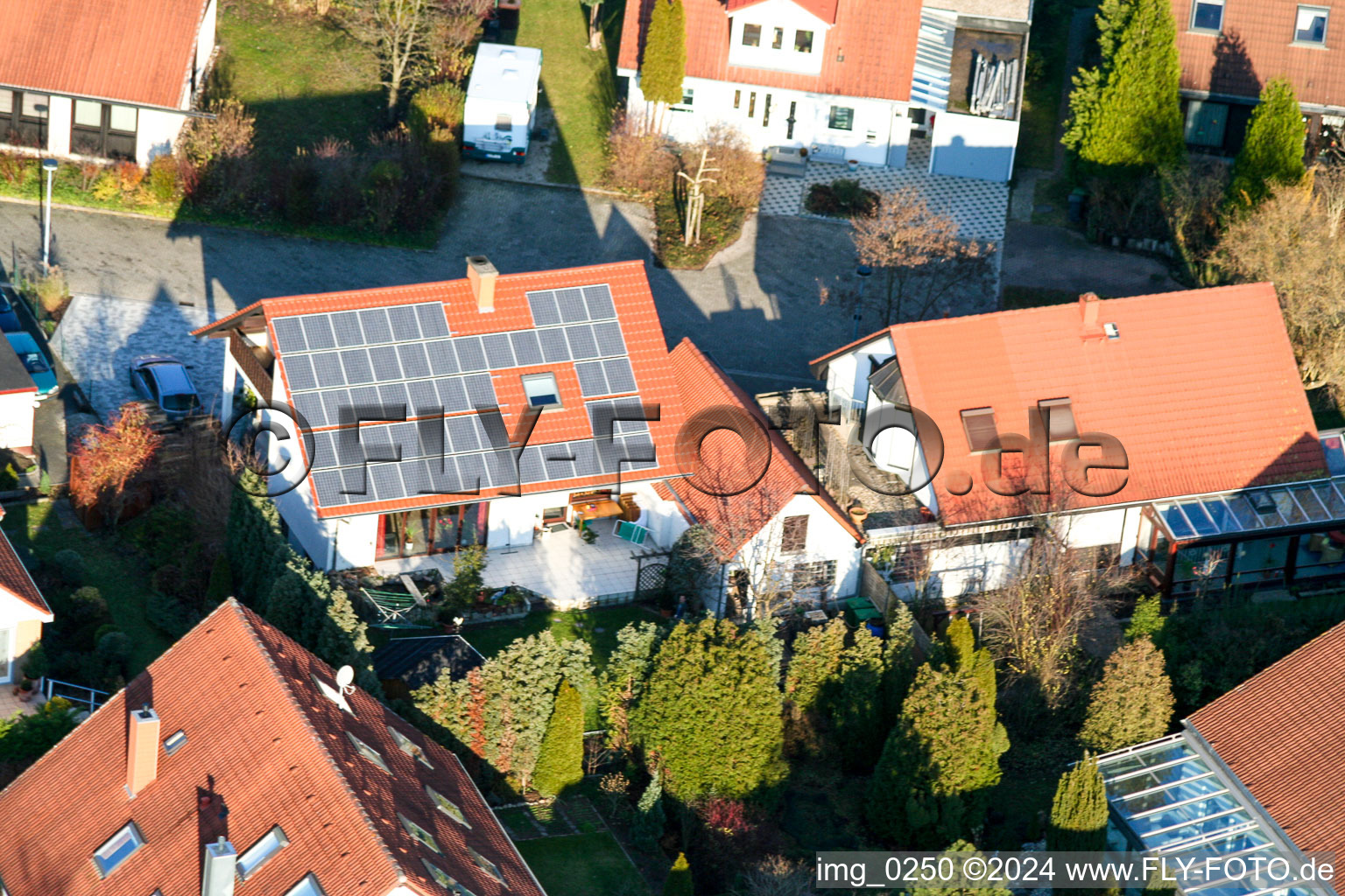 Enregistrement par drone de Nouvelle zone de développement au Tongruben à Rheinzabern dans le département Rhénanie-Palatinat, Allemagne