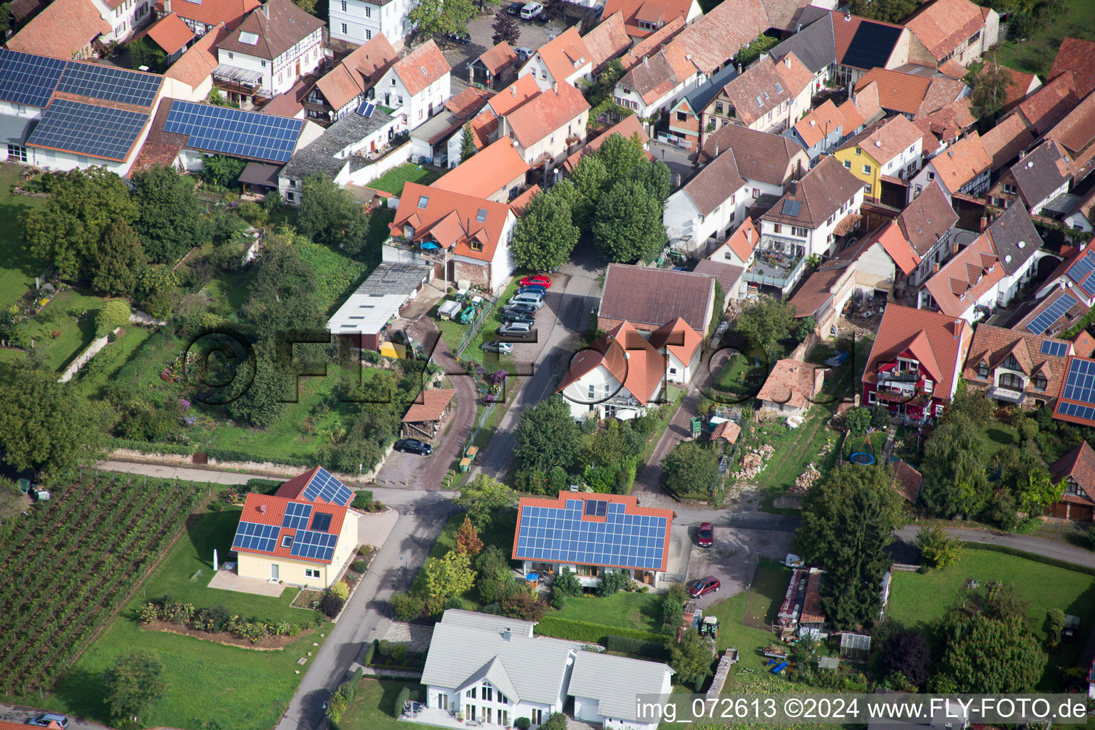 Image drone de Quartier Heuchelheim in Heuchelheim-Klingen dans le département Rhénanie-Palatinat, Allemagne