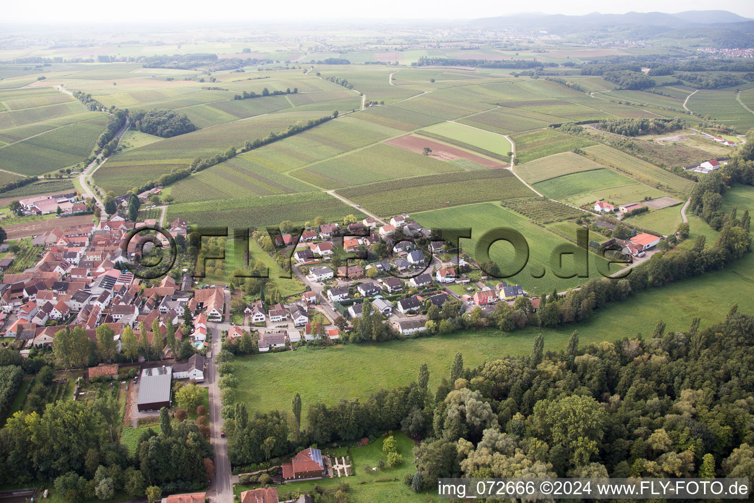 Image drone de Quartier Klingen in Heuchelheim-Klingen dans le département Rhénanie-Palatinat, Allemagne