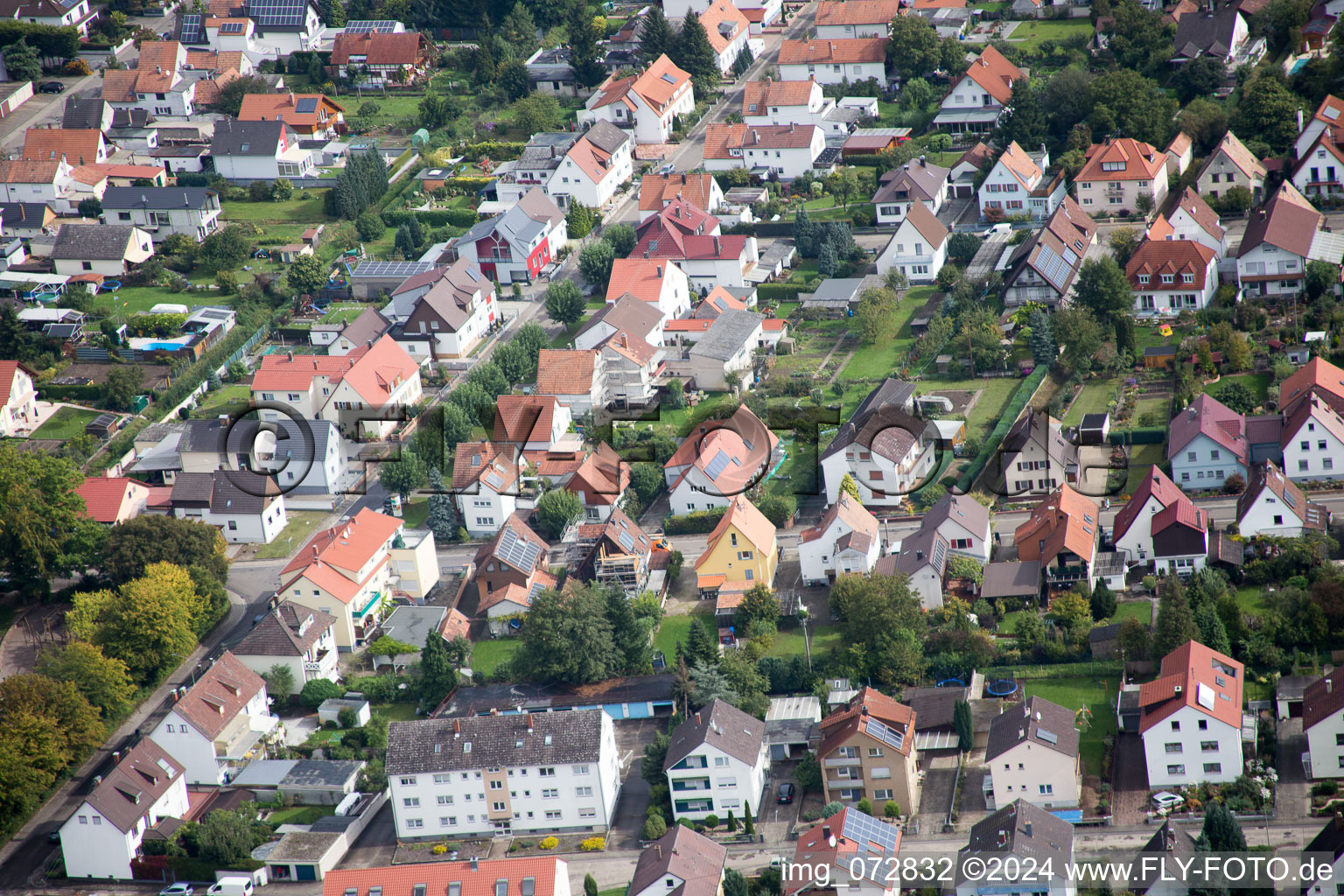 Règlement à Kandel dans le département Rhénanie-Palatinat, Allemagne d'en haut