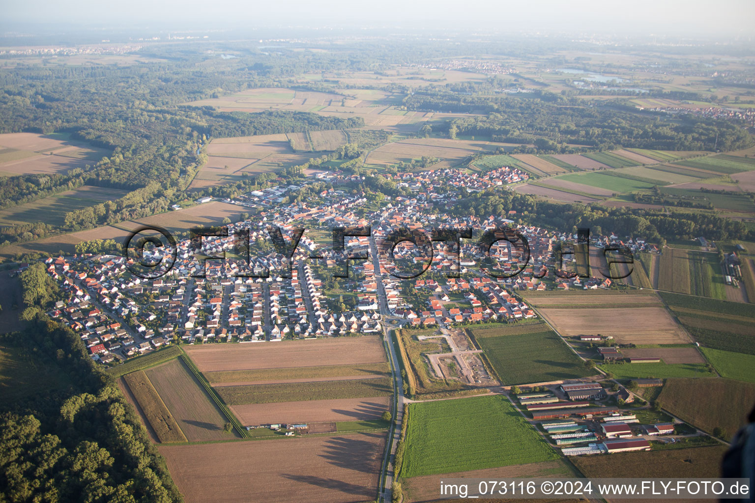 Photographie aérienne de Kuhardt dans le département Rhénanie-Palatinat, Allemagne