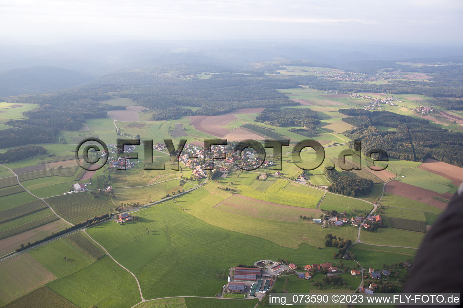 Photographie aérienne de Ober-Scheidental dans le département Bade-Wurtemberg, Allemagne