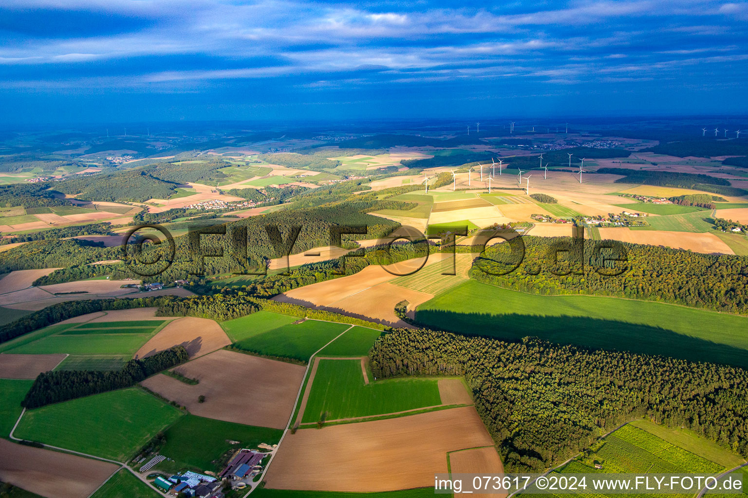 Vue oblique de Reicholzheim dans le département Bade-Wurtemberg, Allemagne