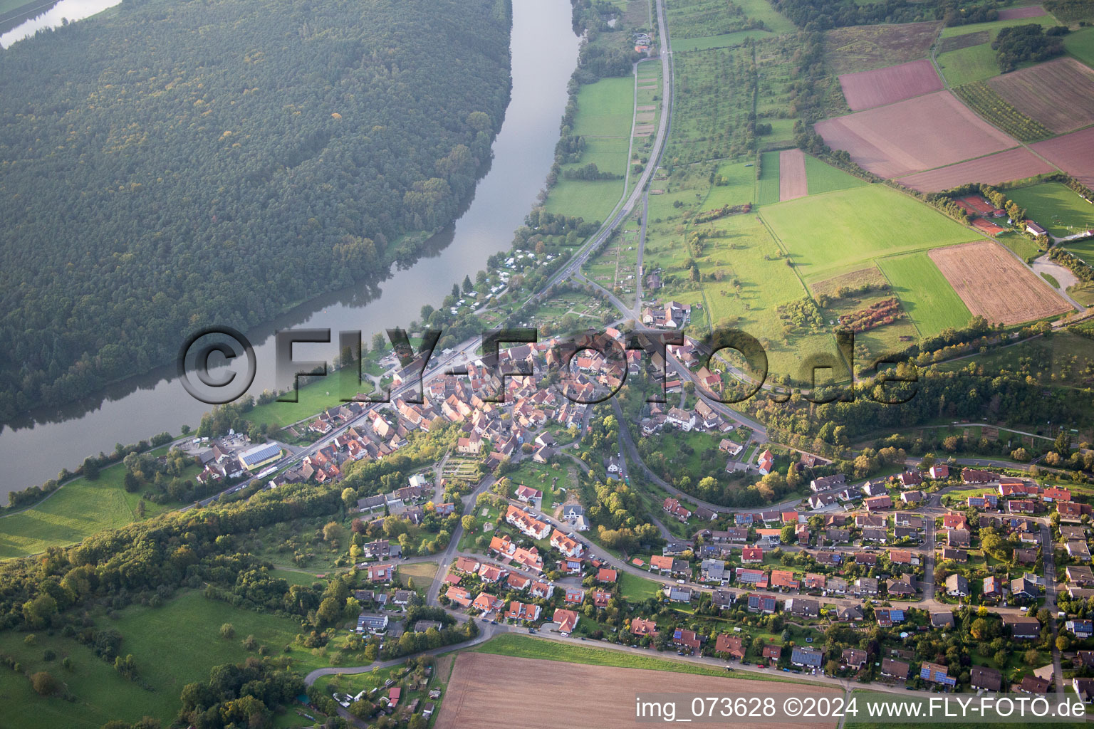 Vue aérienne de Urphar dans le département Bade-Wurtemberg, Allemagne