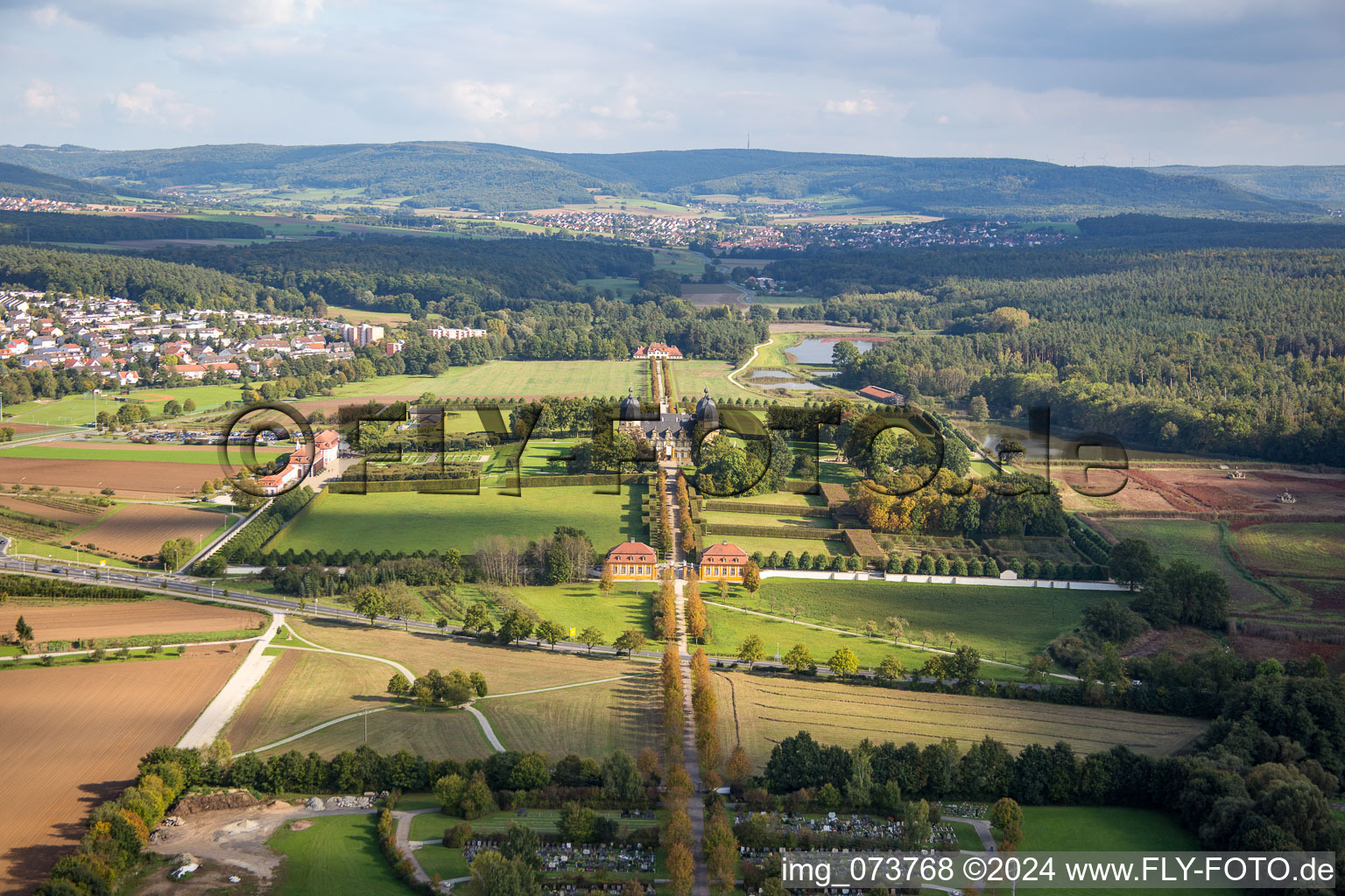 Photographie aérienne de Verrouiller Seehof à le quartier Seehof in Memmelsdorf dans le département Bavière, Allemagne