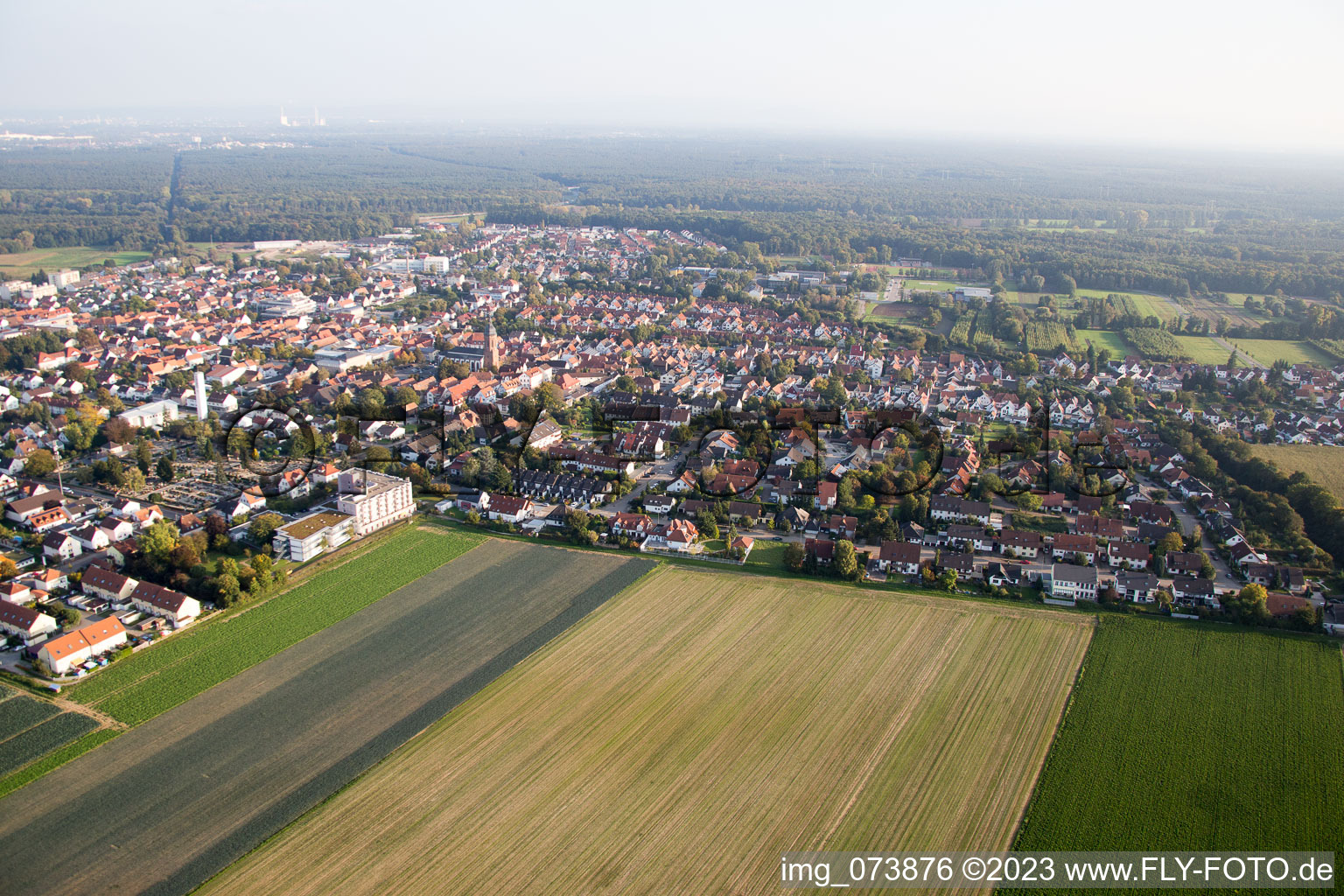 Image drone de Kandel dans le département Rhénanie-Palatinat, Allemagne