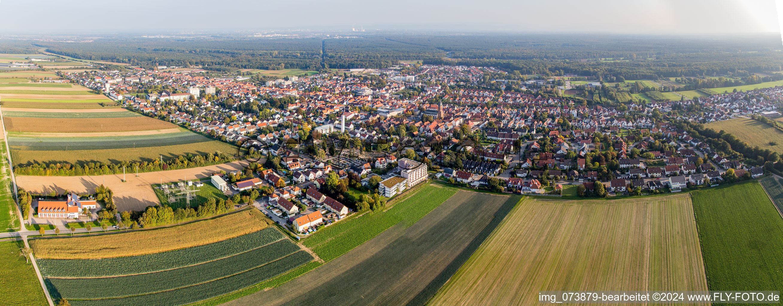 Kandel dans le département Rhénanie-Palatinat, Allemagne d'un drone