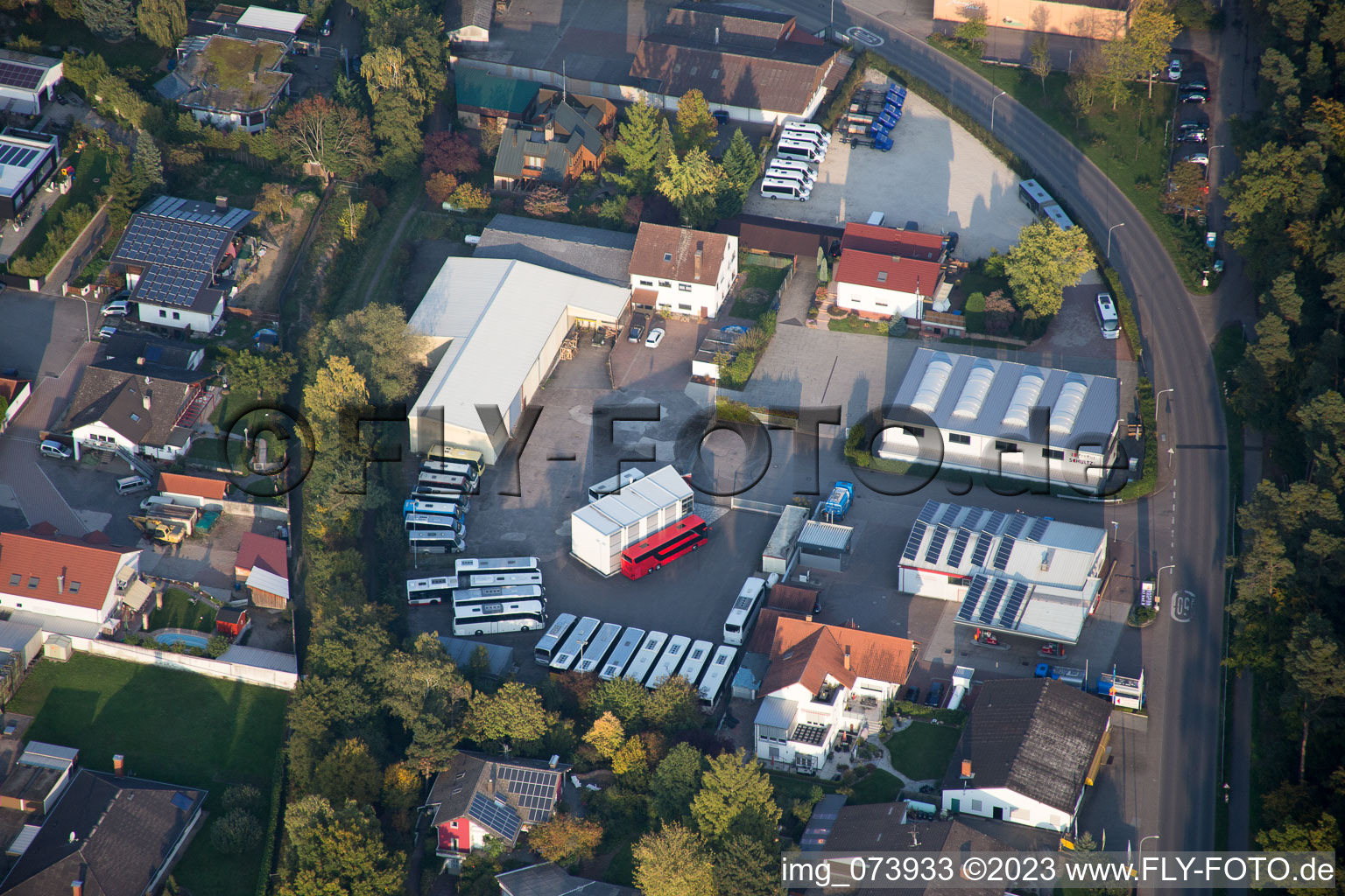 Quartier Herxheim in Herxheim bei Landau dans le département Rhénanie-Palatinat, Allemagne vue du ciel