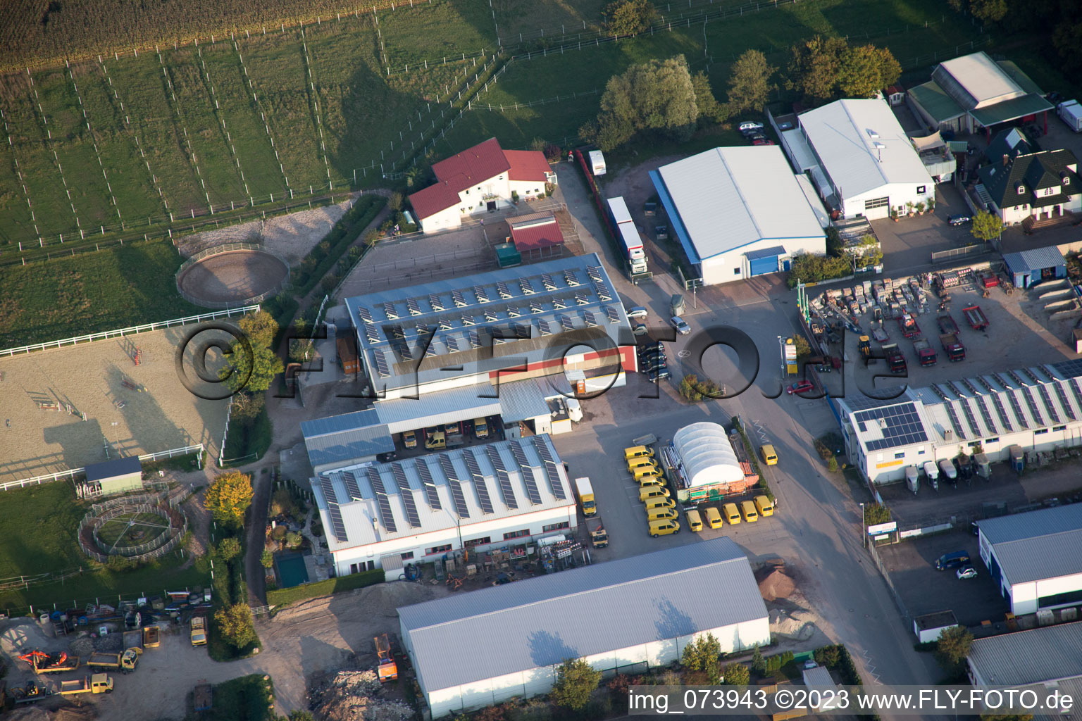 Image drone de Quartier Herxheim in Herxheim bei Landau dans le département Rhénanie-Palatinat, Allemagne