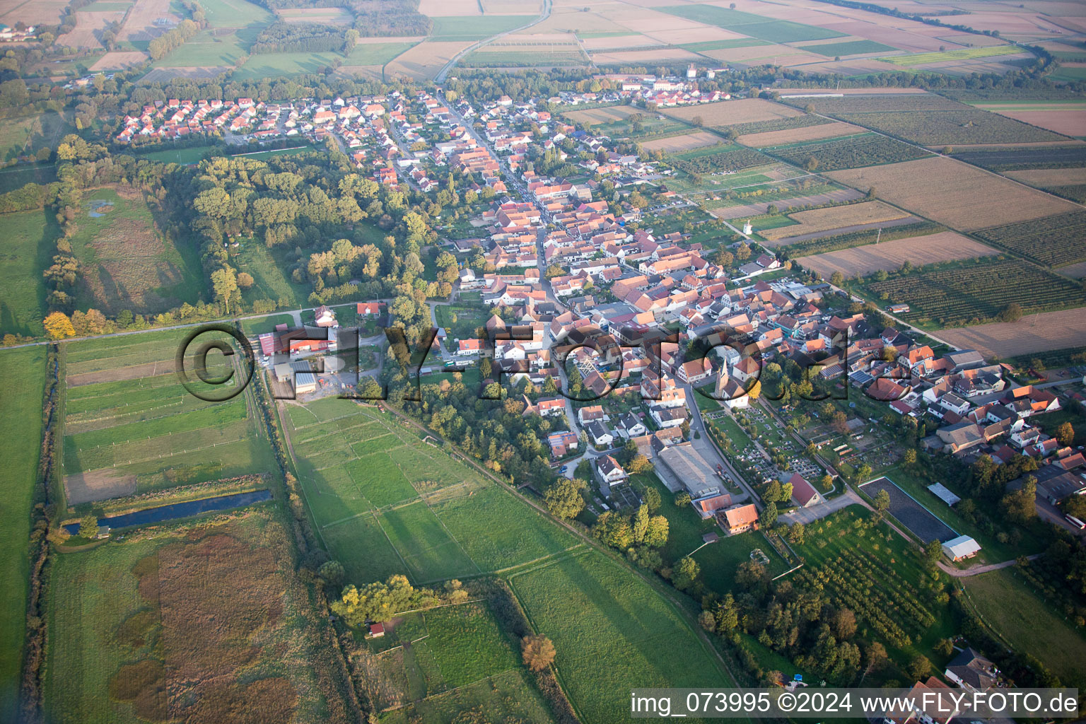 Winden dans le département Rhénanie-Palatinat, Allemagne d'en haut