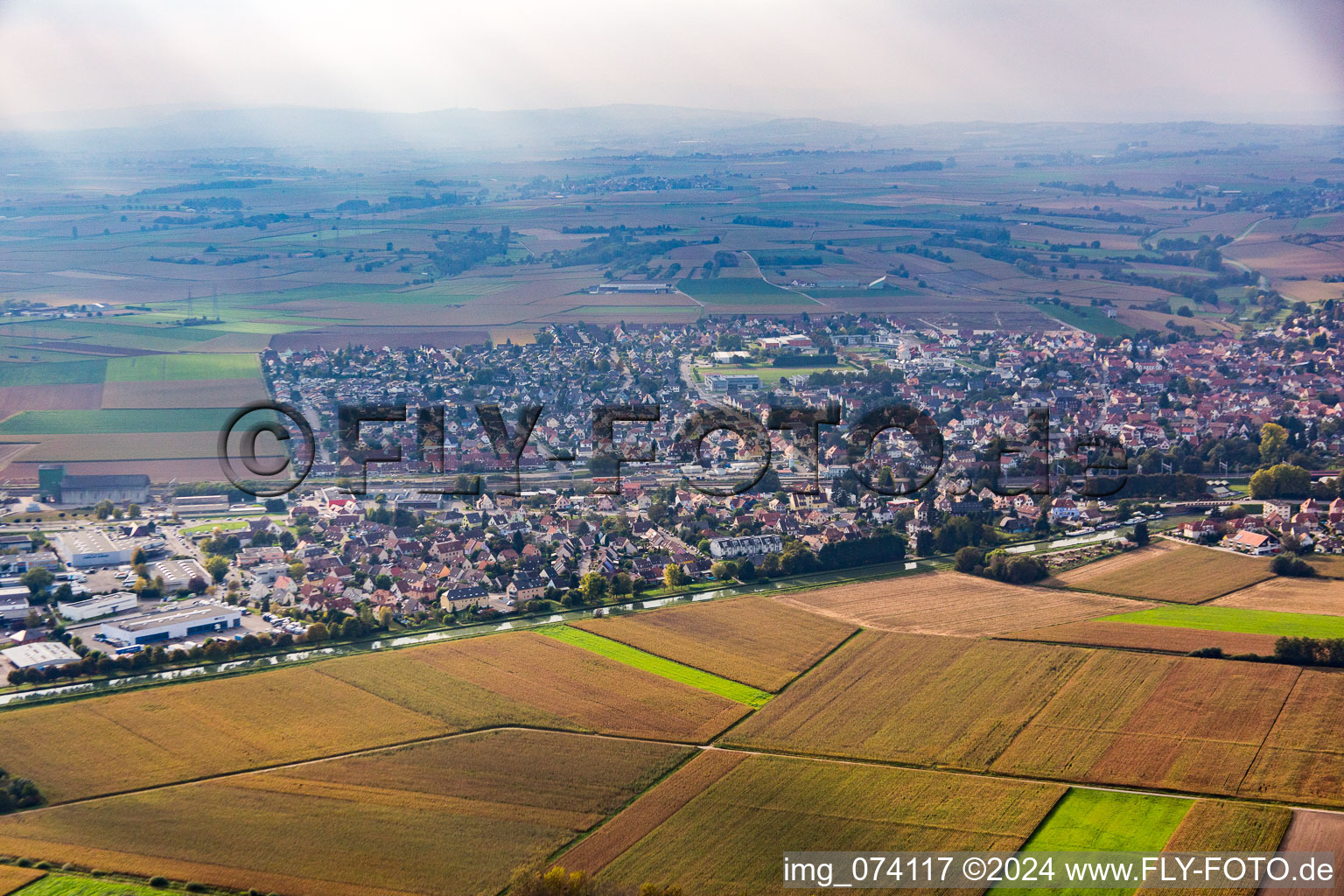 Photographie aérienne de Vendenheim dans le département Bas Rhin, France