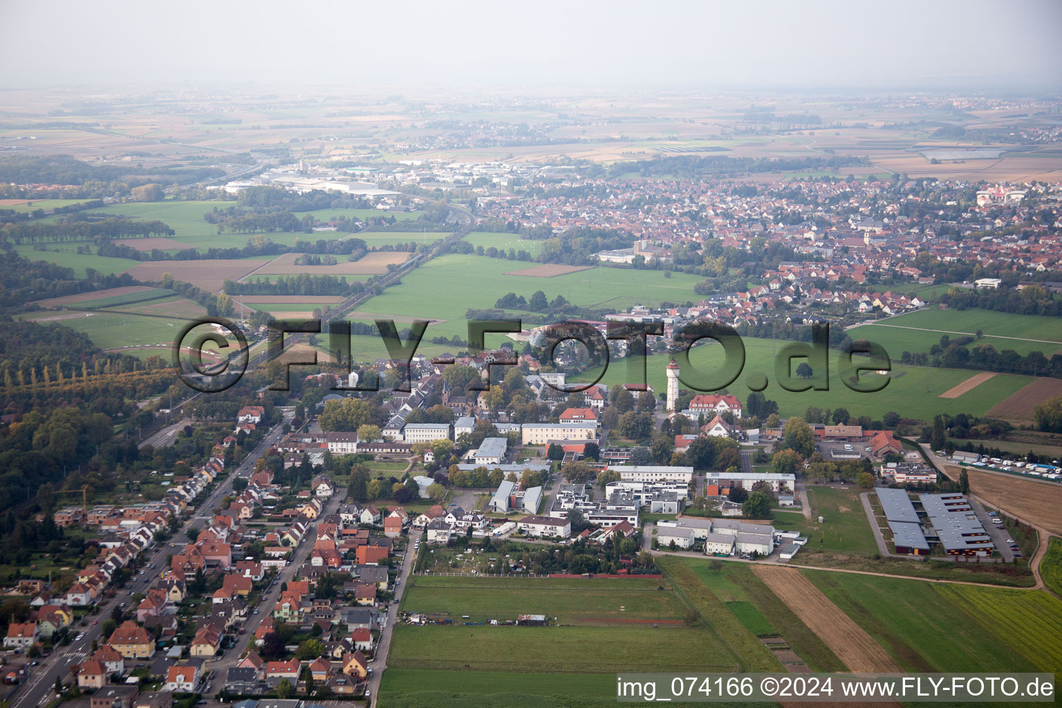 Brumath, Stephansfeld à Stephansfeld dans le département Bas Rhin, France d'en haut