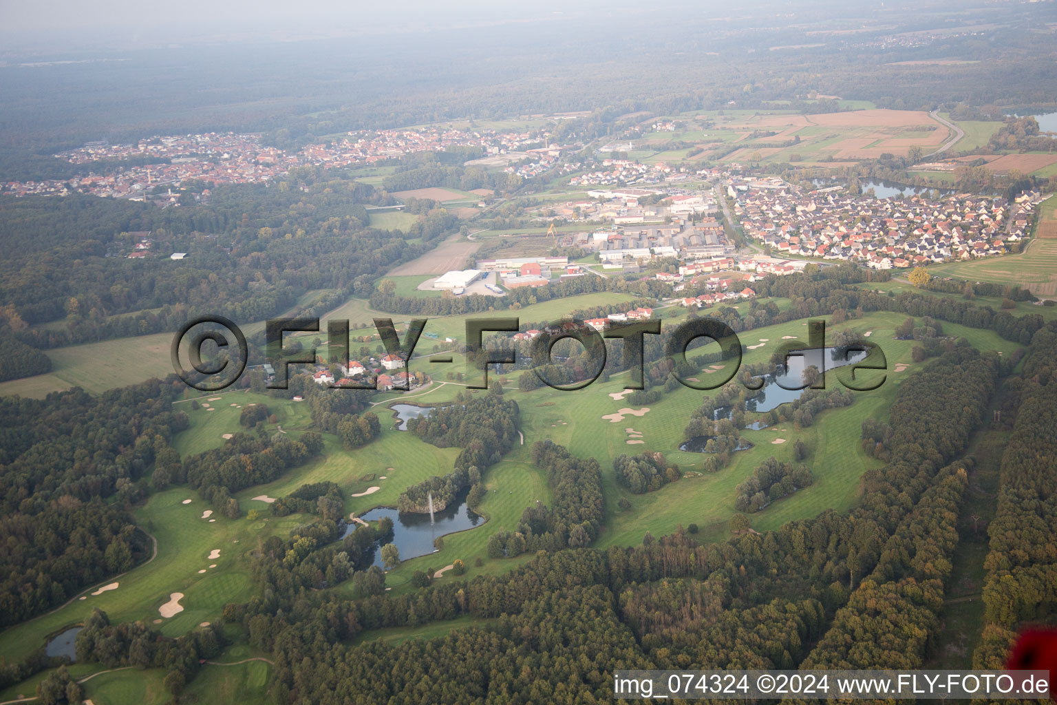 Photographie aérienne de Terrain de golf à Soufflenheim dans le département Bas Rhin, France