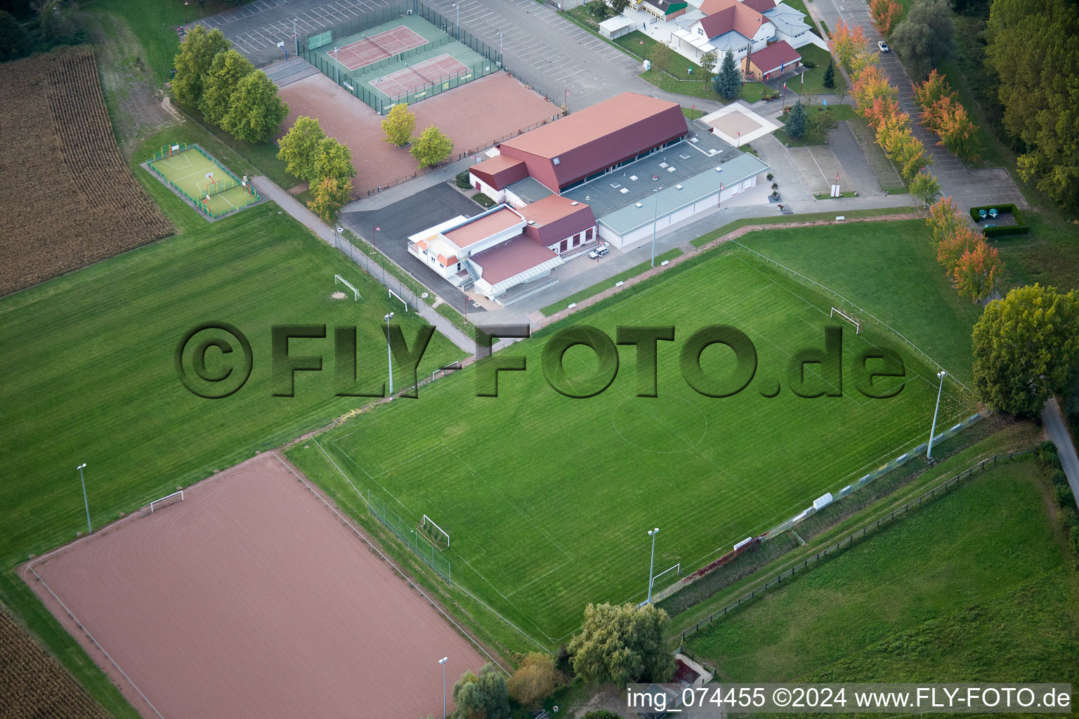 Beinheim dans le département Bas Rhin, France d'un drone